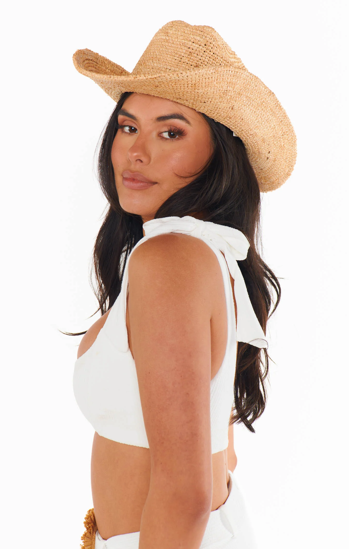 Lack of Color Raffia Cowboy Hat ~ Natural - Image 7