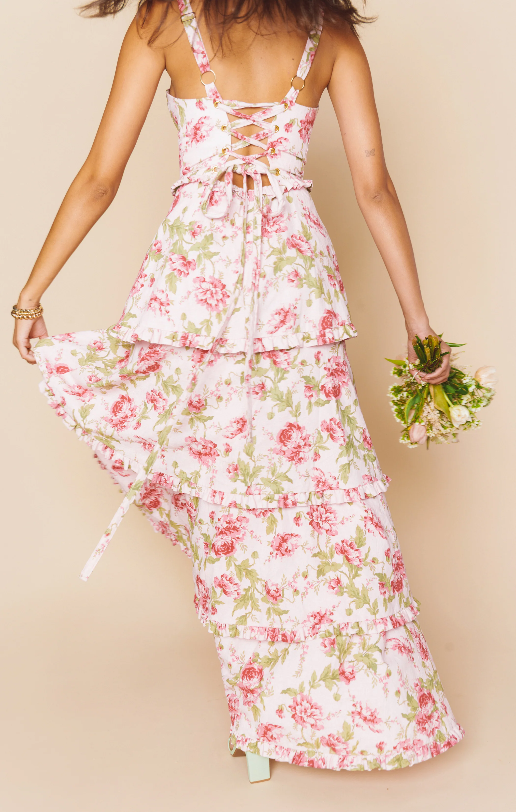 Lady Corset Dress ~ Garden Romantic - Image 10