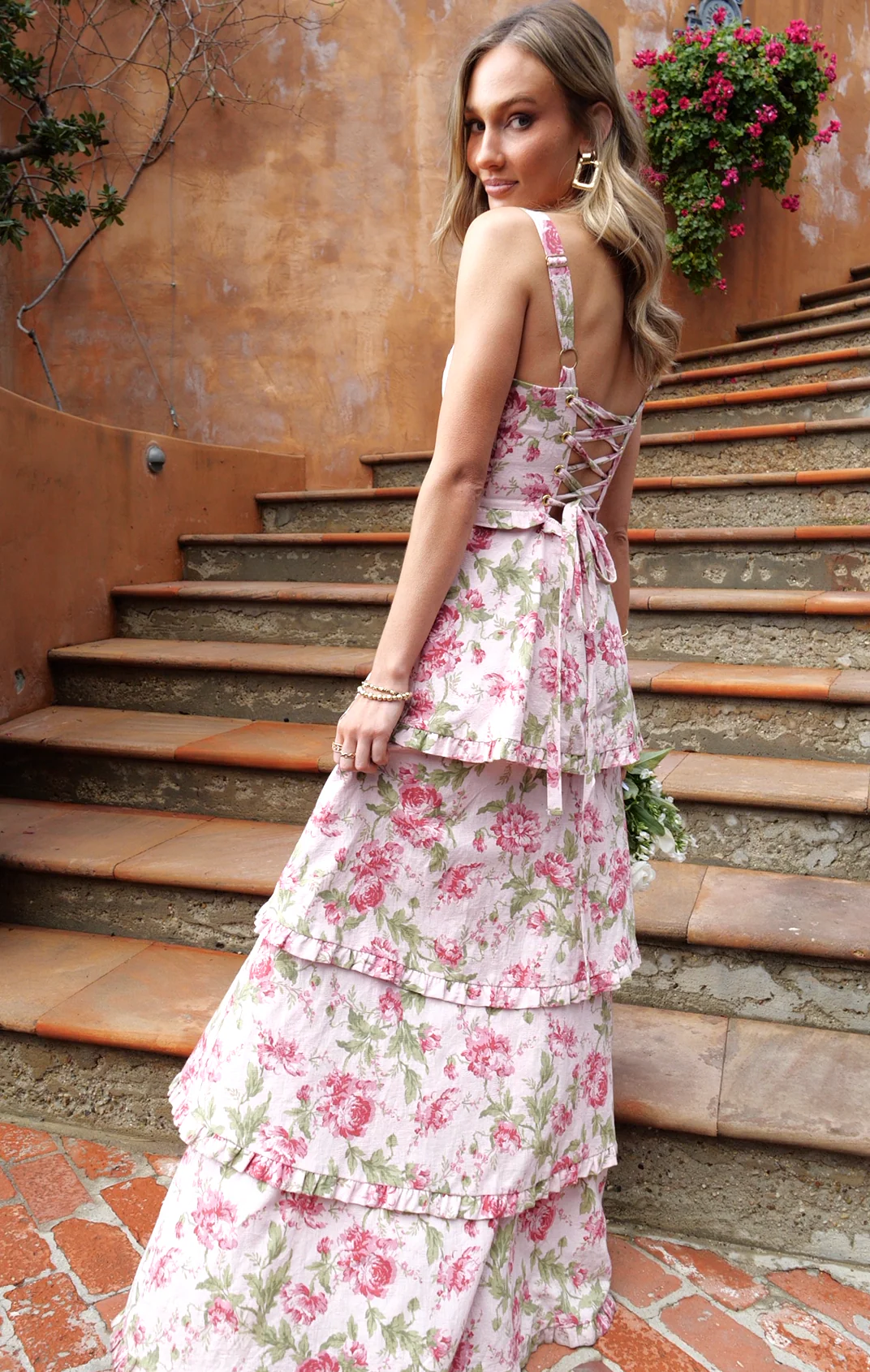 Lady Corset Dress ~ Garden Romantic - Image 15