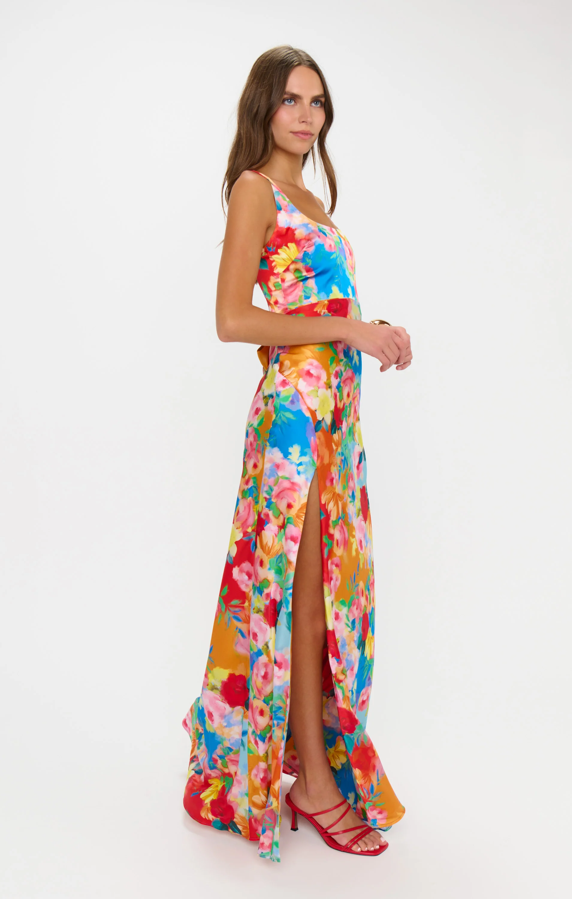 Lana Maxi Dress ~ Sunset Garden Gala - Image 3