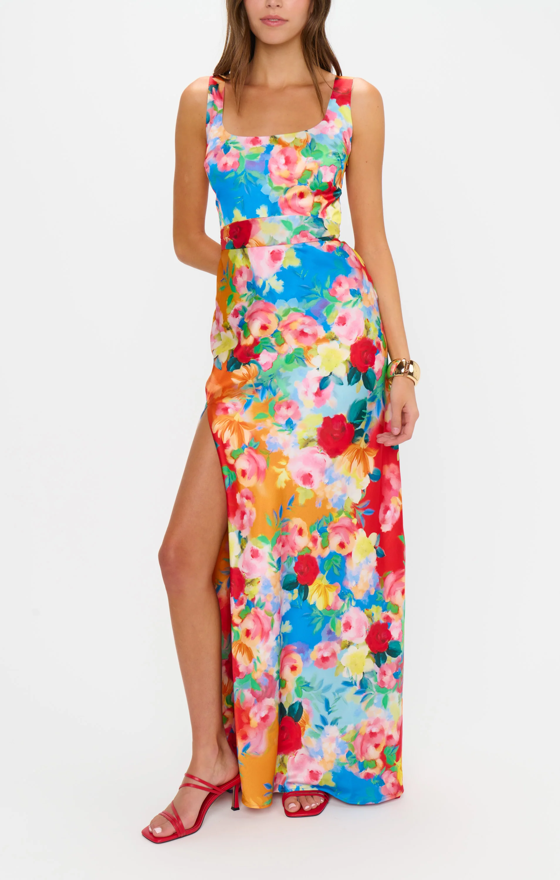 Lana Maxi Dress ~ Sunset Garden Gala - Image 6