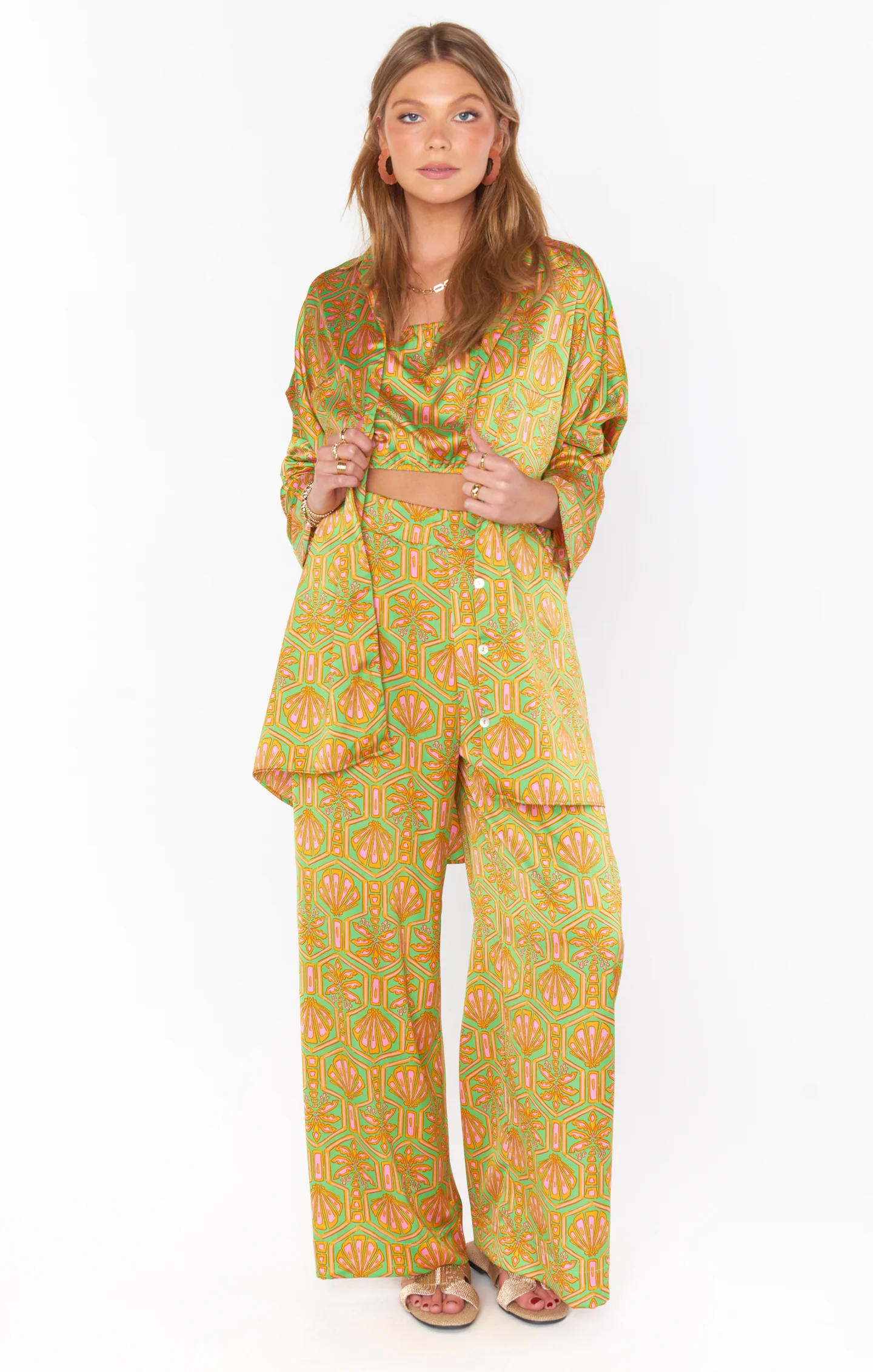 Landon Pants ~ Palm Deco - Image 3