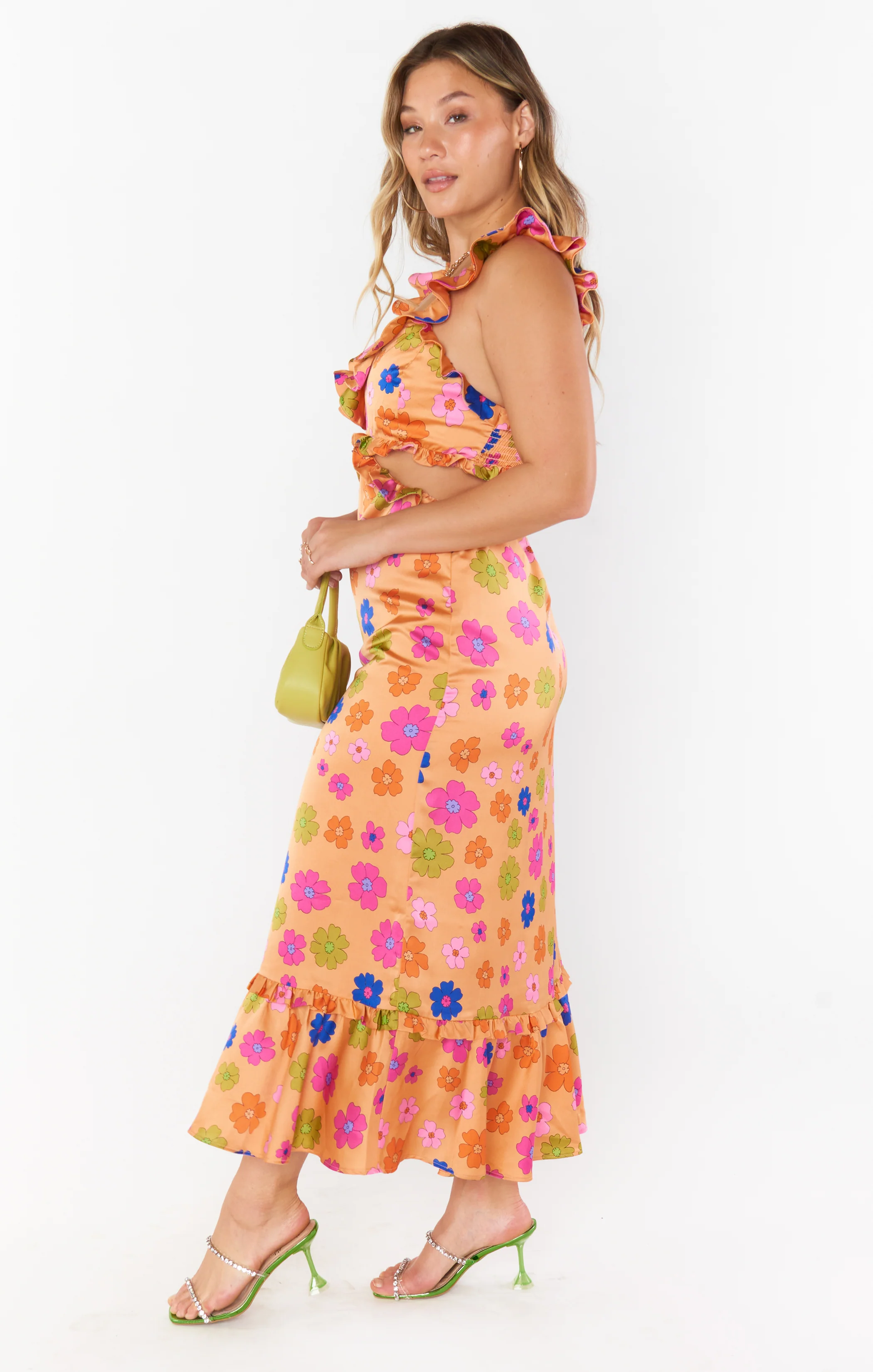 Lane Midi Dress ~ Poppin Poppy - Image 4