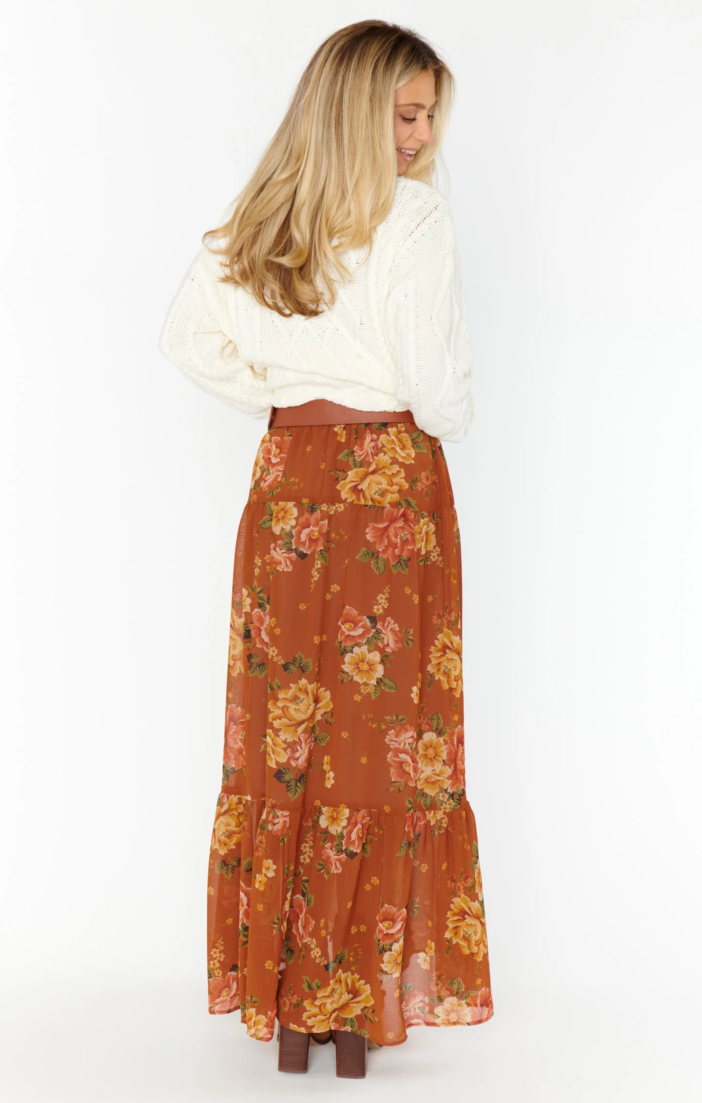 Larina Midi Skirt ~ Garden Harvest - Image 4