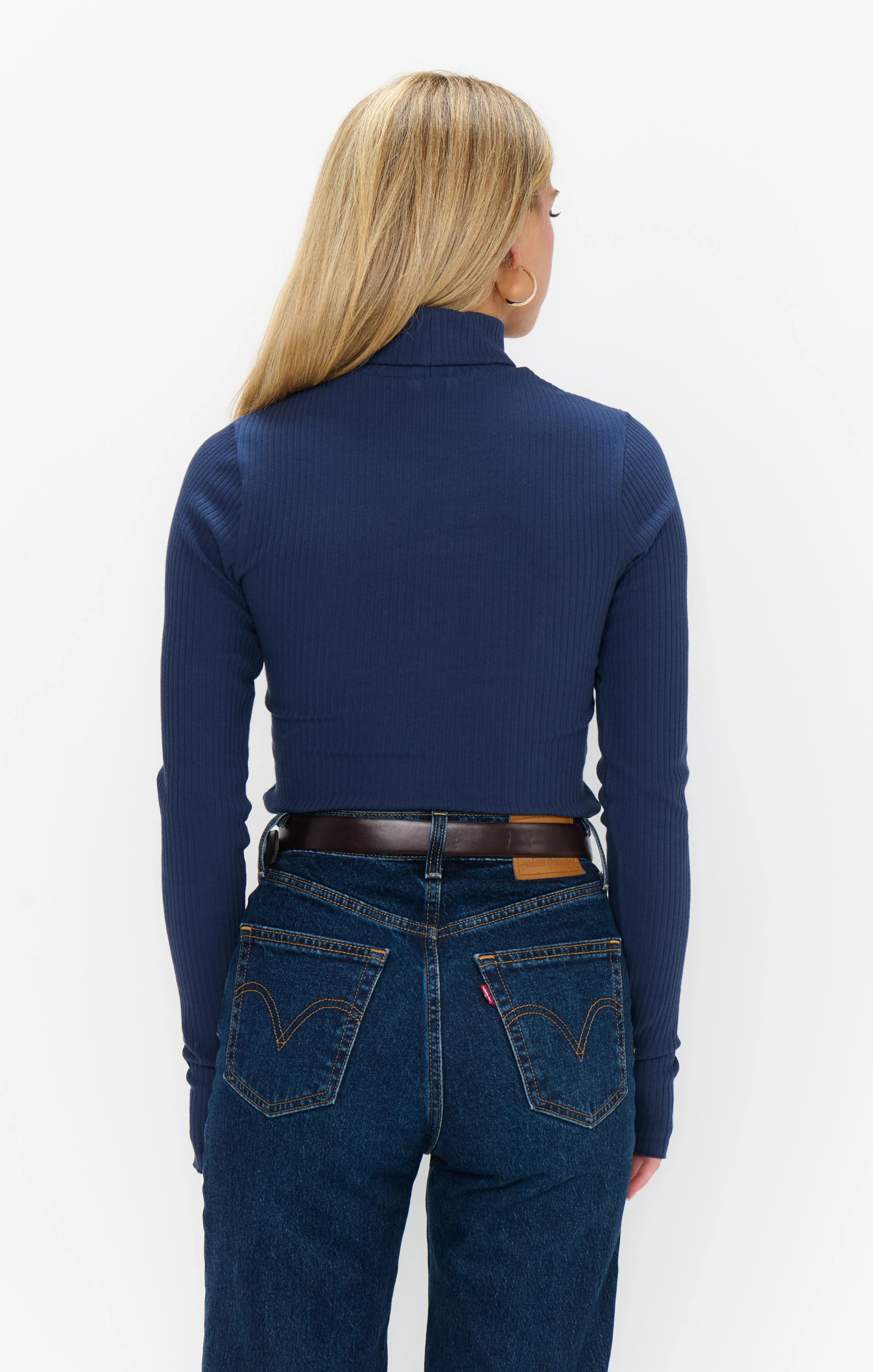 Layer Up Top ~ Navy Rib - Image 3