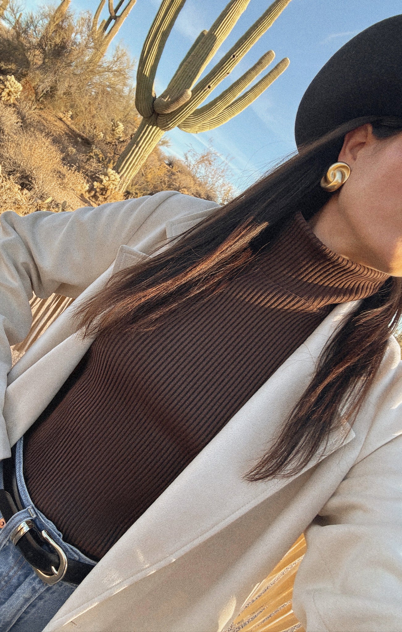 Layer Up Top ~ Winter Rib Chocolate - Image 6