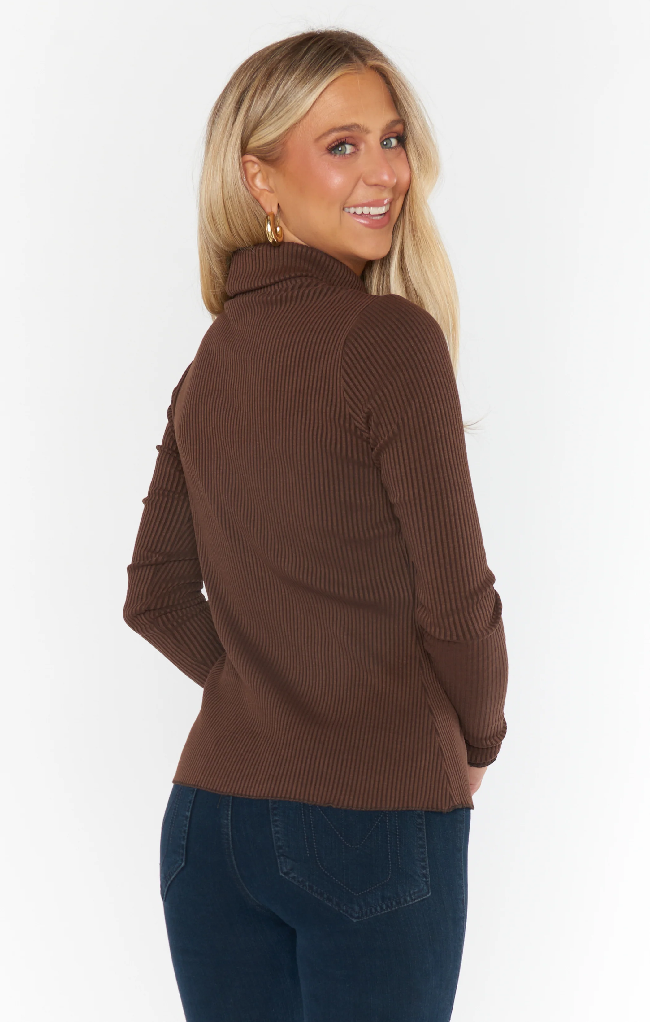 Layer Up Top ~ Winter Rib Chocolate - Image 7