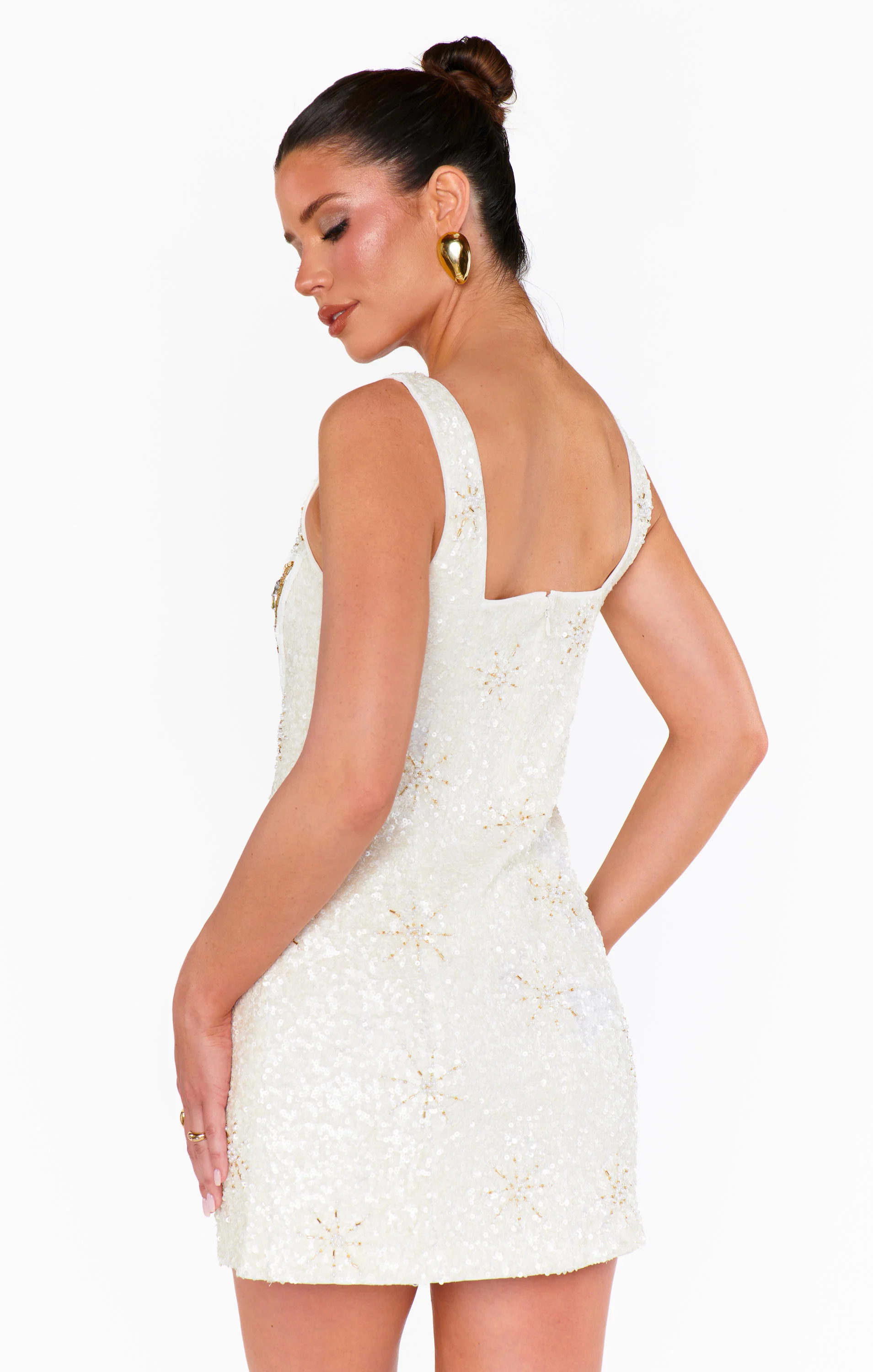 Lets Go Mini Dress ~ Martini Beaded Sequins - Image 5