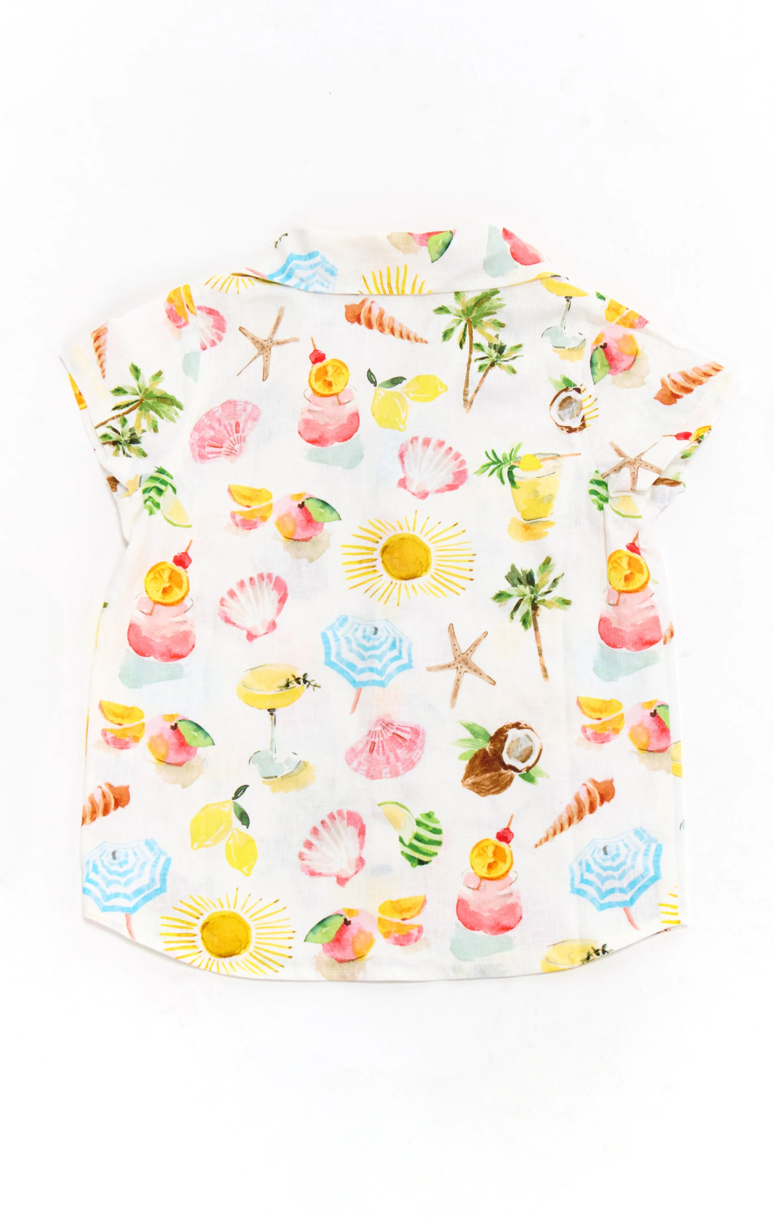 Lil Button Up Shirt ~ Seaside Treasures - Image 4