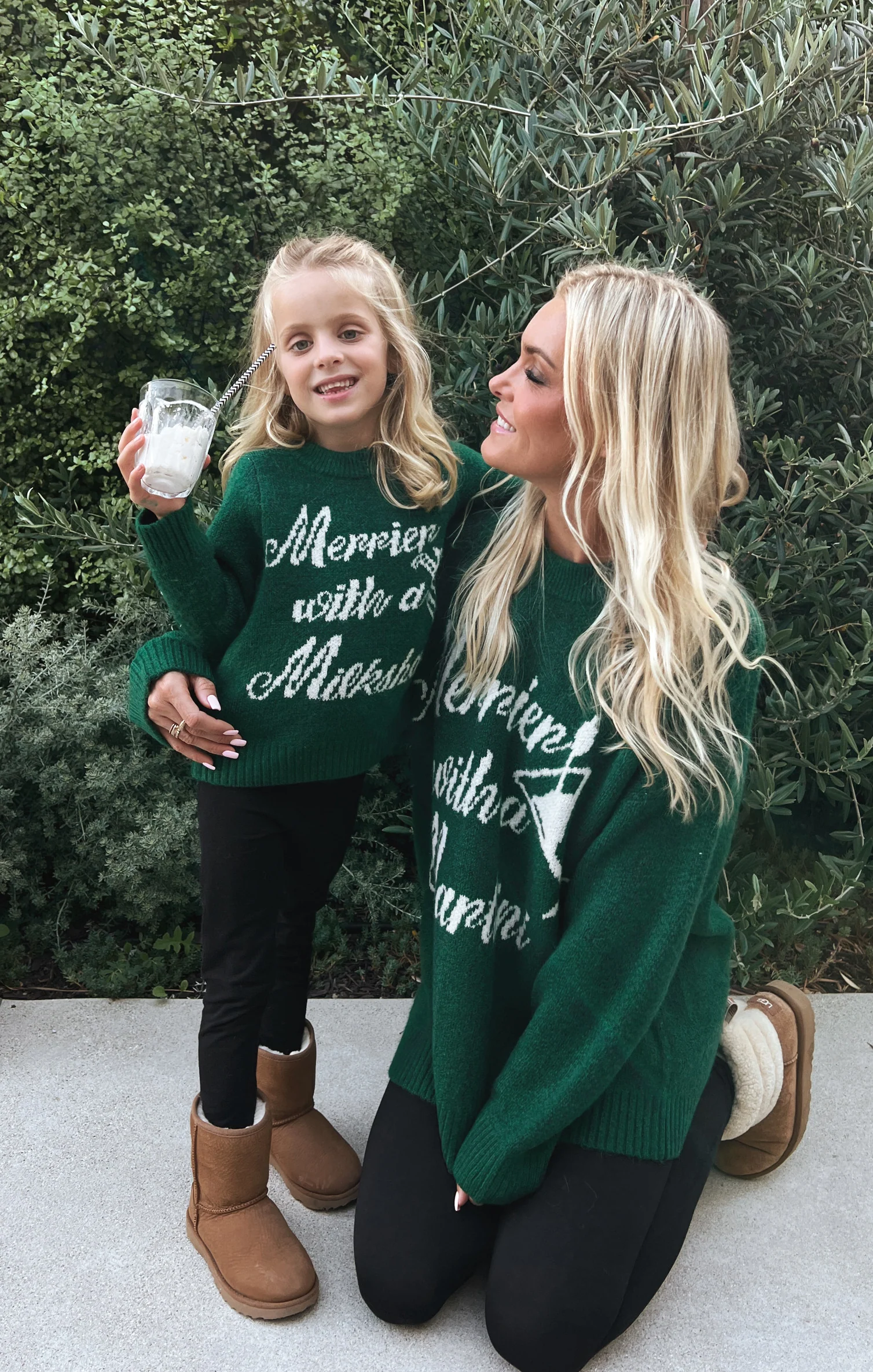 Lil Classic Crewneck Sweater ~ Milkshake Graphic Knit - Image 4