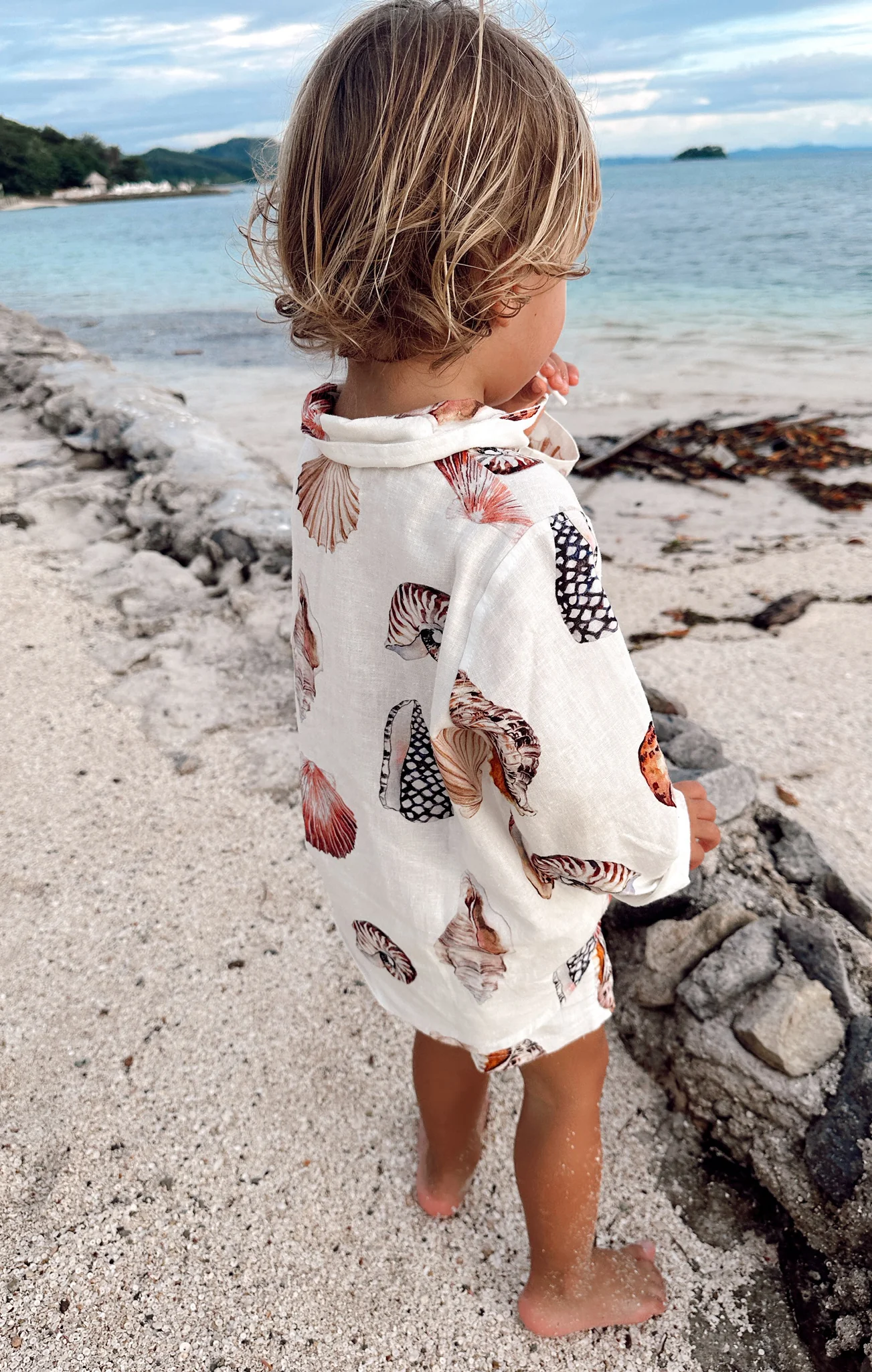 Lil Easy Shirt ~ Shell Linen - Image 4