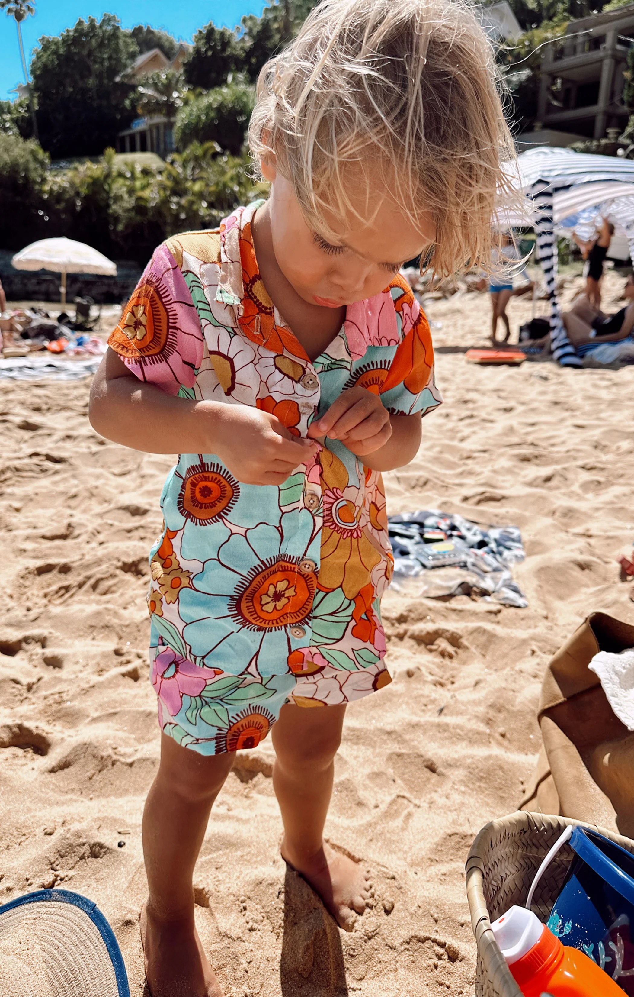 Lil Easy Shorts ~ Flower Market - Image 2