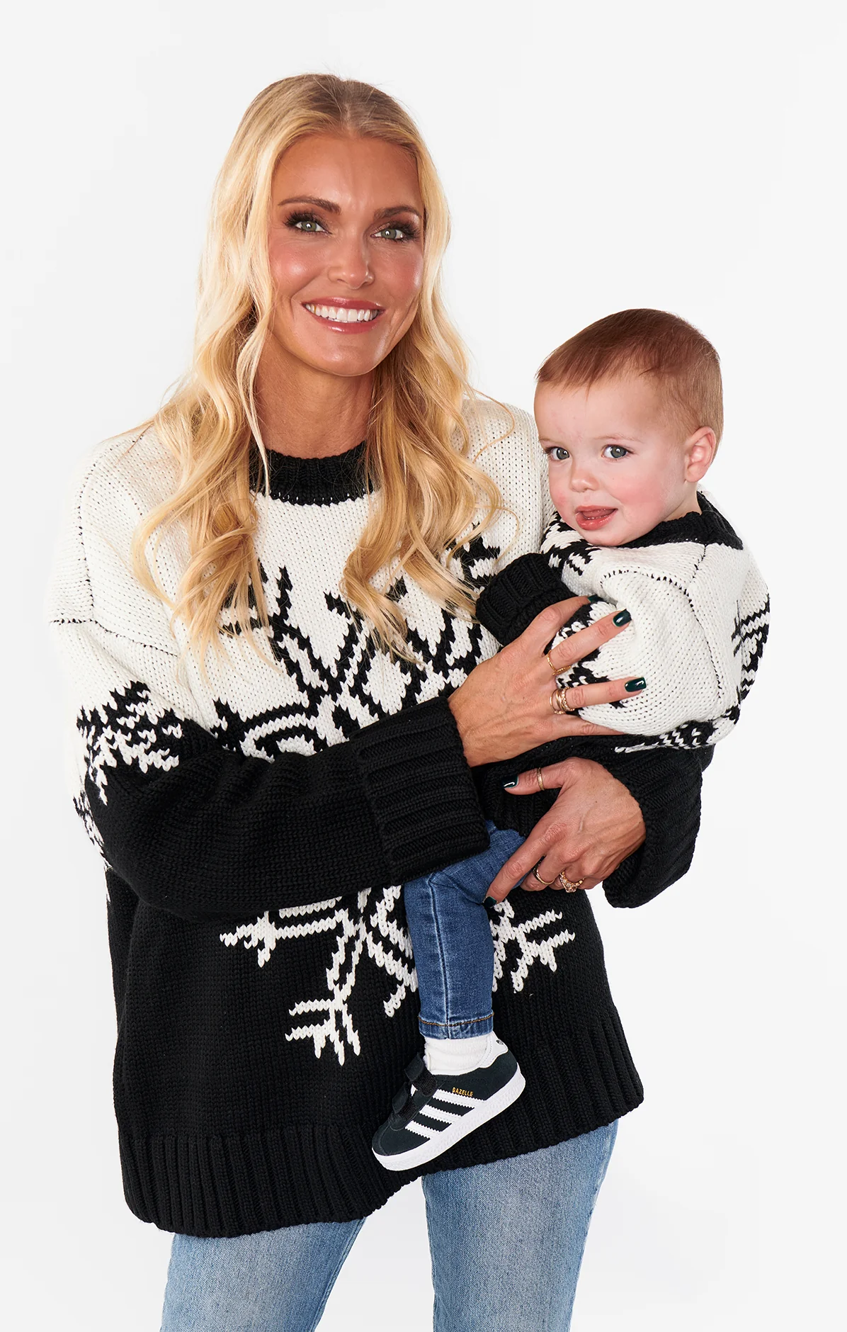 Lil Stowe Sweater ~ Snowflake Knit - Image 4