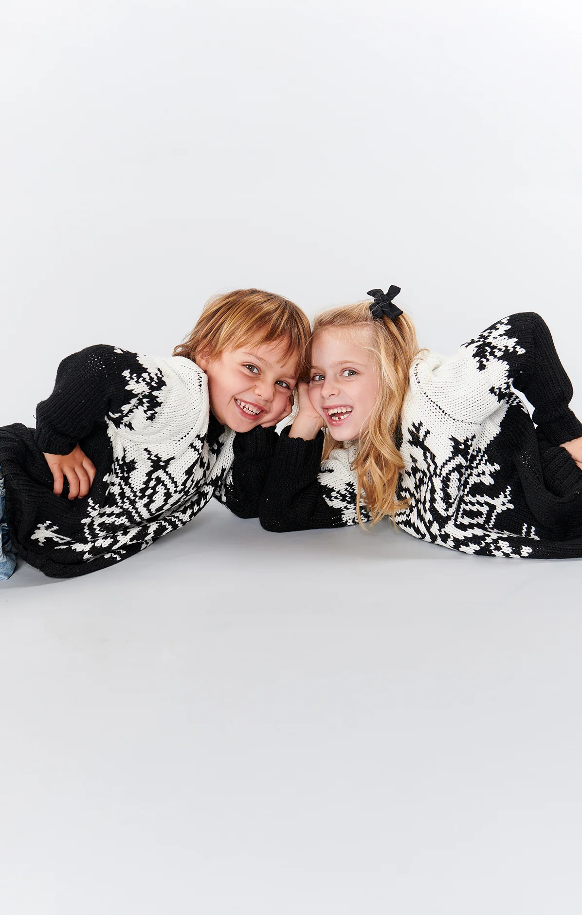 Lil Stowe Sweater ~ Snowflake Knit - Image 5