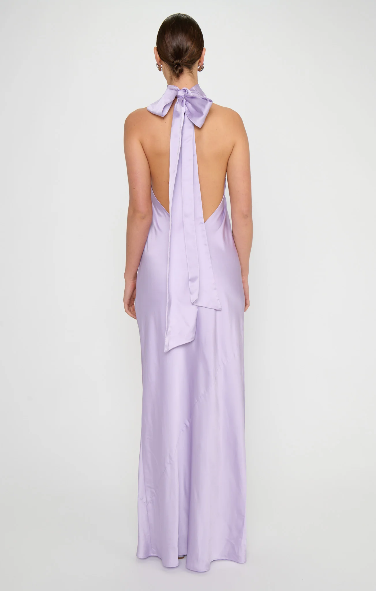 Lisa Maxi Dress ~ Lavender Luxe Satin - Image 5