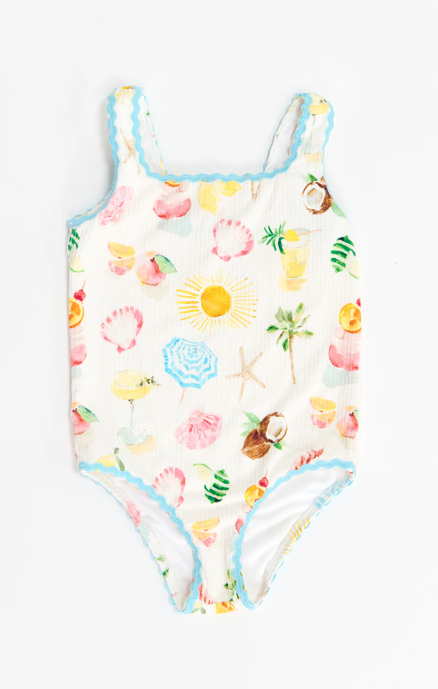 Little Babe One Piece ~ Seaside Treasures Scallop - Image 2