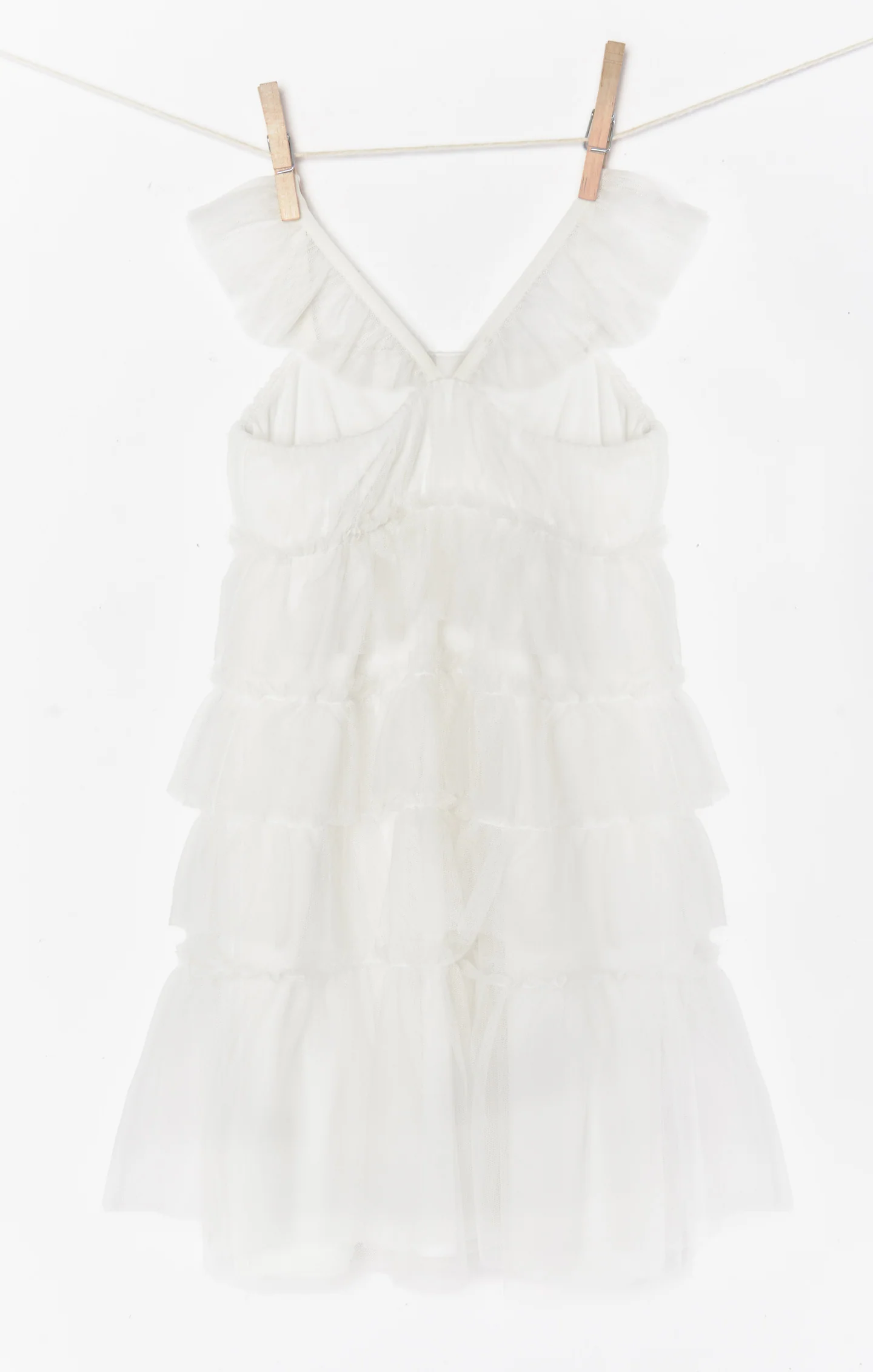 Little Fairytale Dress ~ White Tulle - Image 10