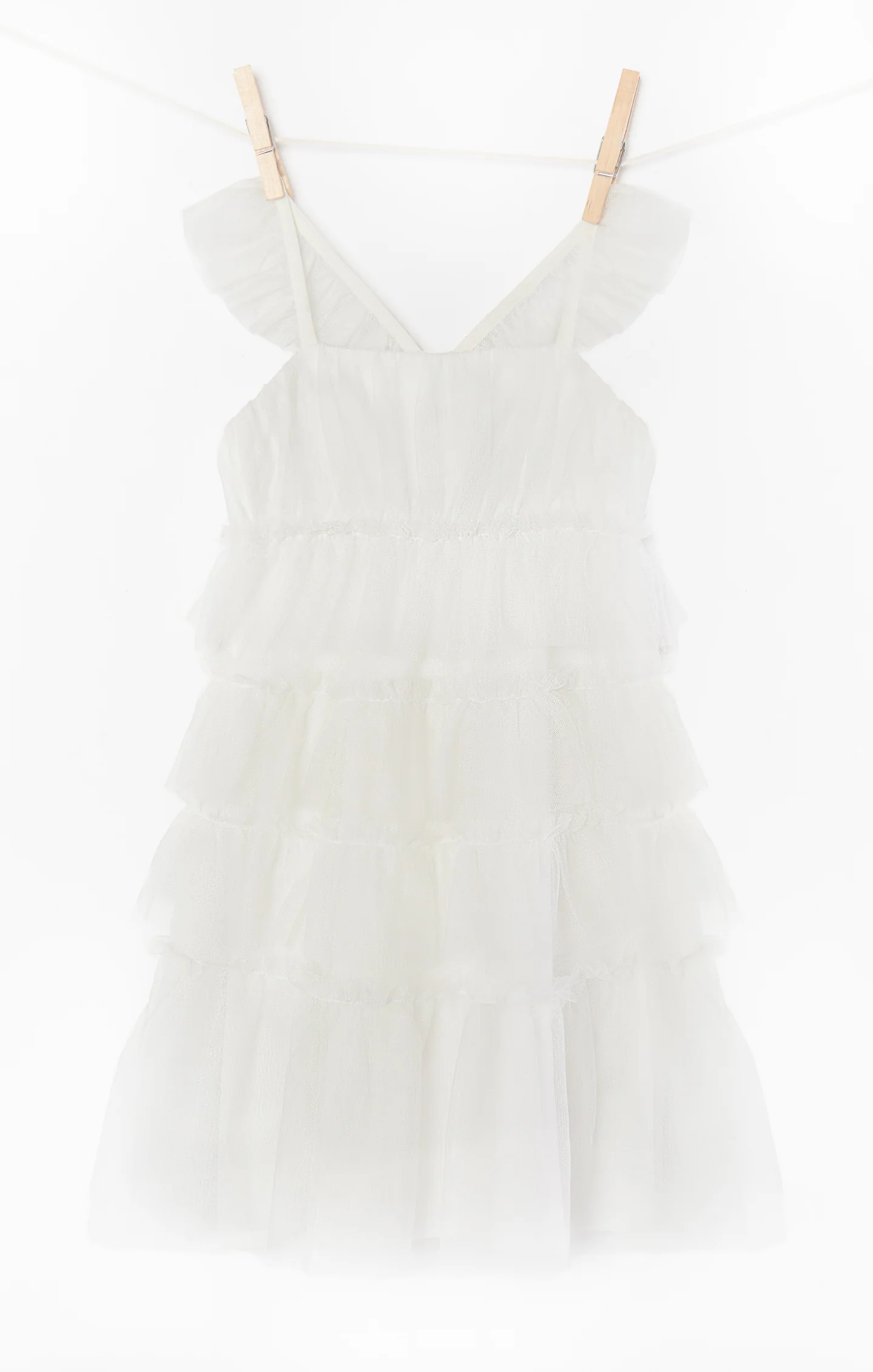 Little Fairytale Dress ~ White Tulle - Image 11