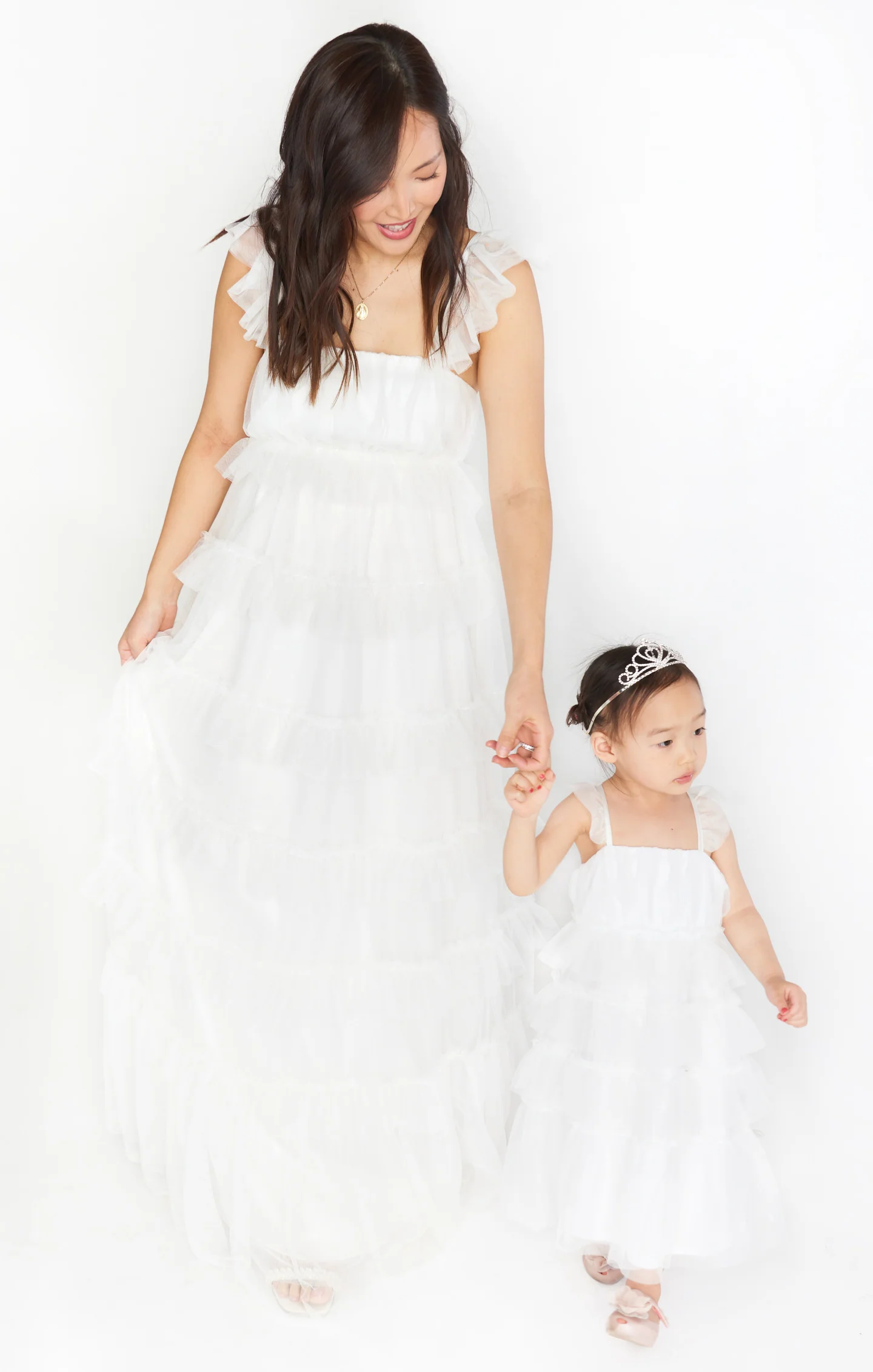 Little Fairytale Dress ~ White Tulle - Image 5