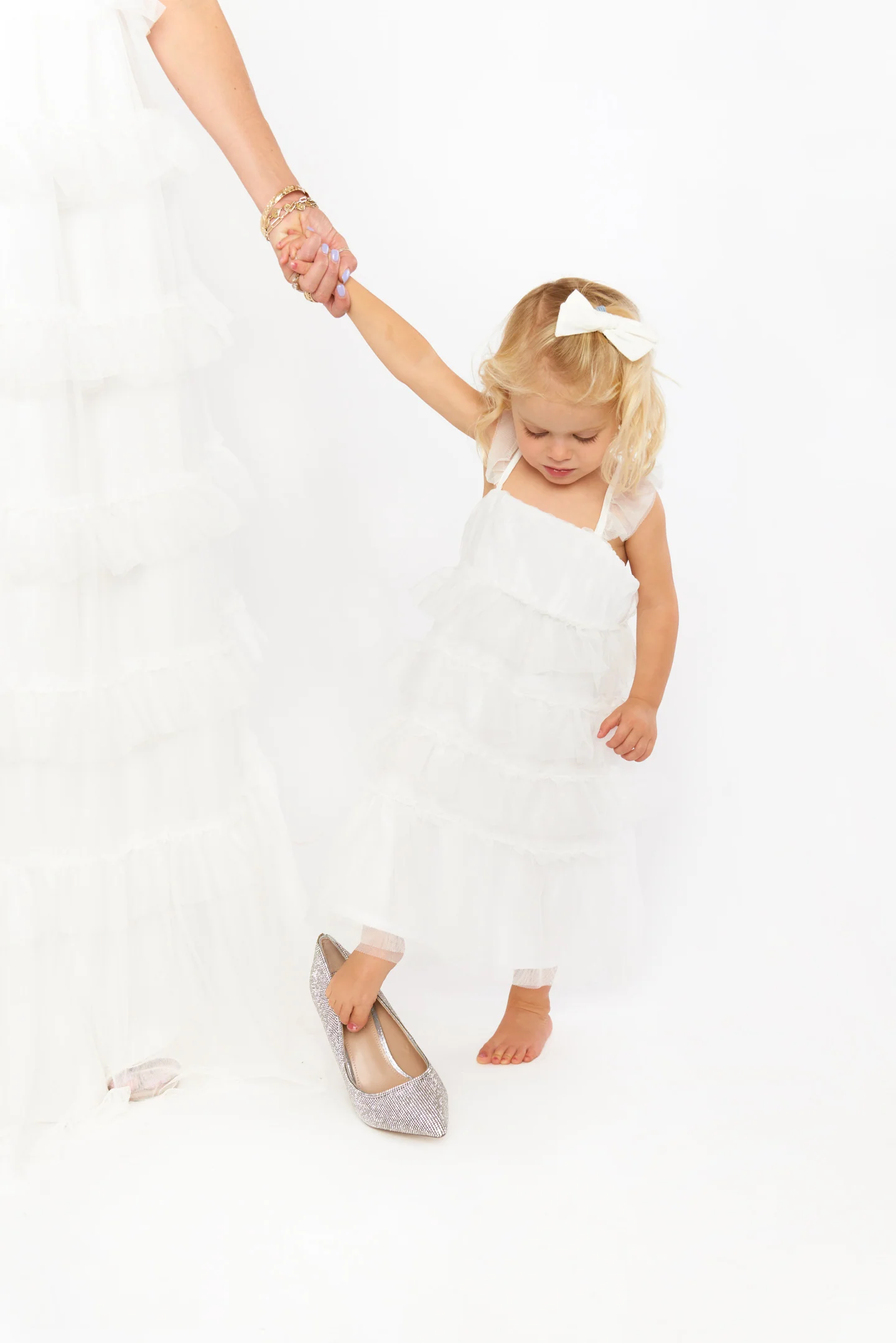 Little Fairytale Dress ~ White Tulle - Image 6