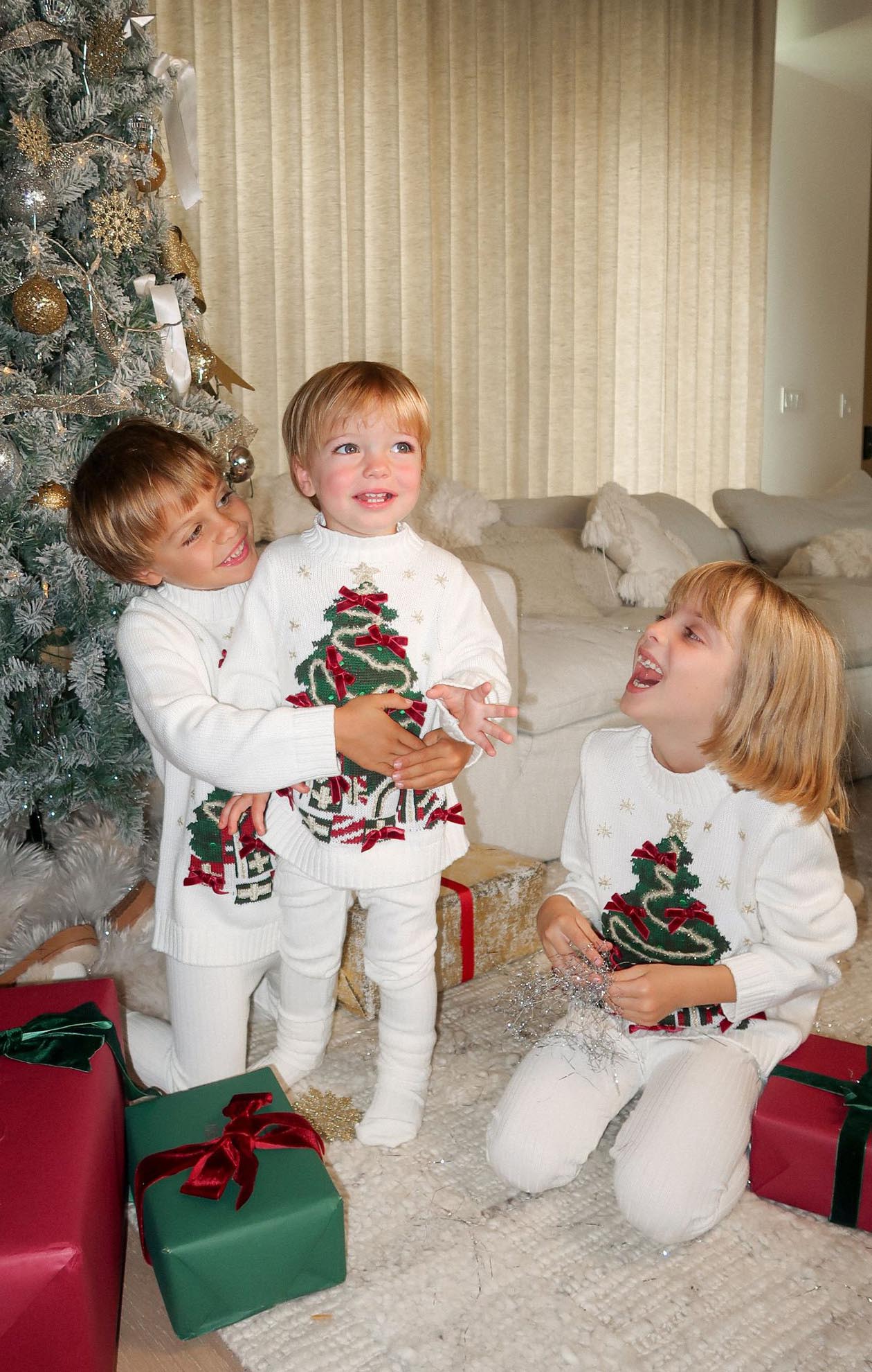 Little Fireside Sweater ~ Christmas Tree Knit - Image 4