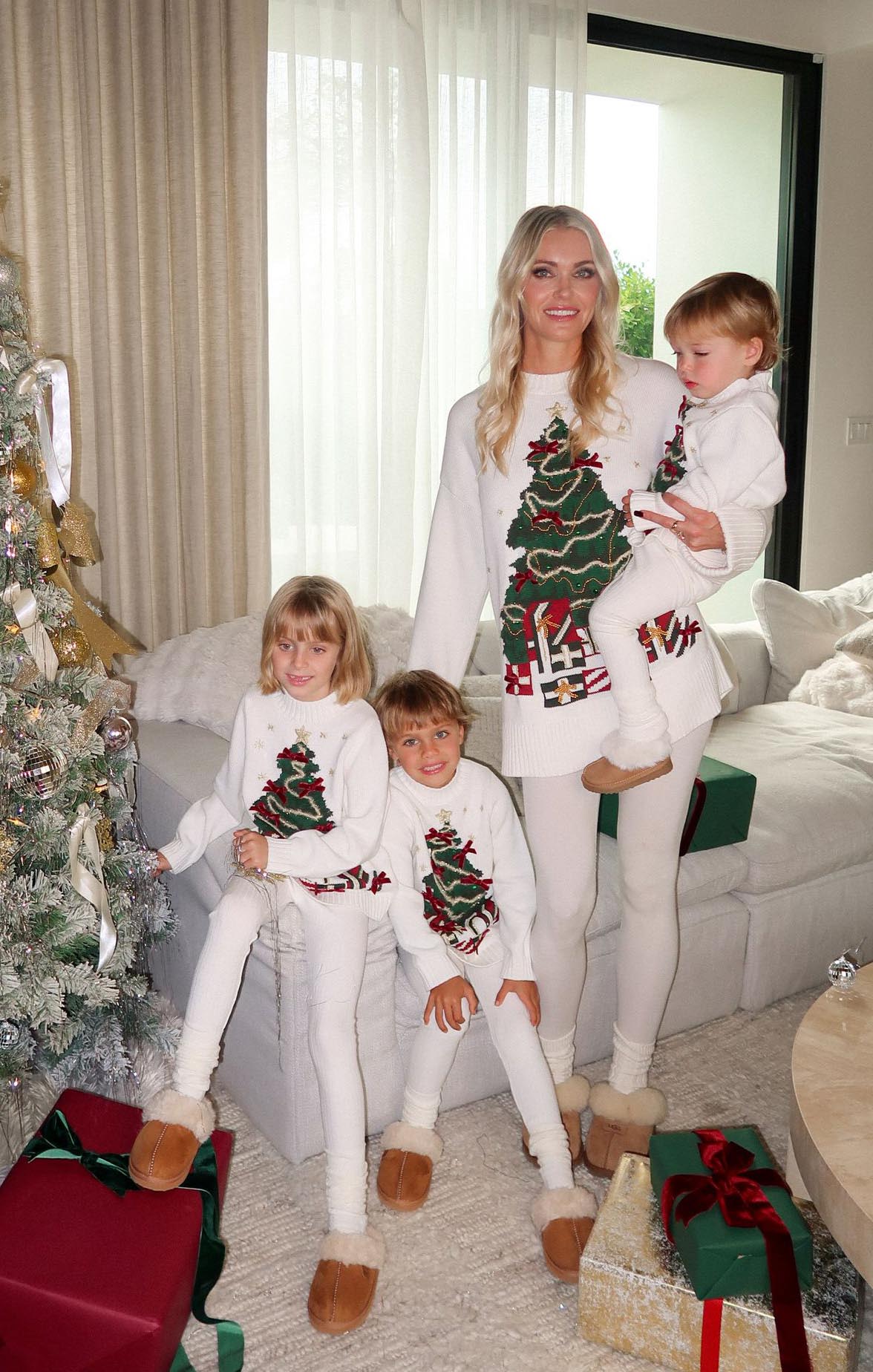 Little Fireside Sweater ~ Christmas Tree Knit - Image 6