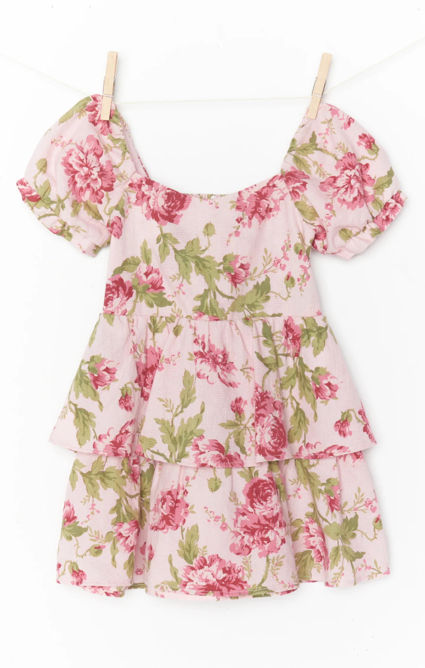 Little Miss Mini Dress ~ Garden Romantic - Image 3
