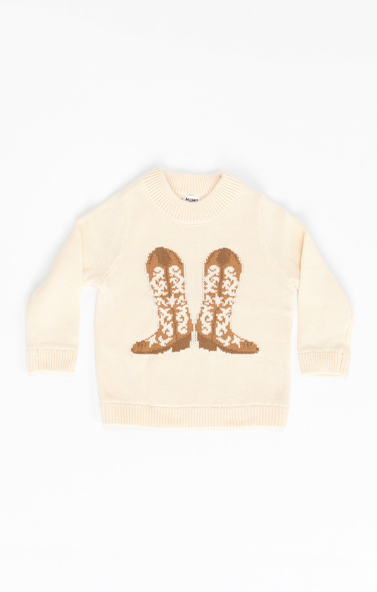 Little Stay Awhile Sweater ~ Cowboy Boot Knit - Image 6