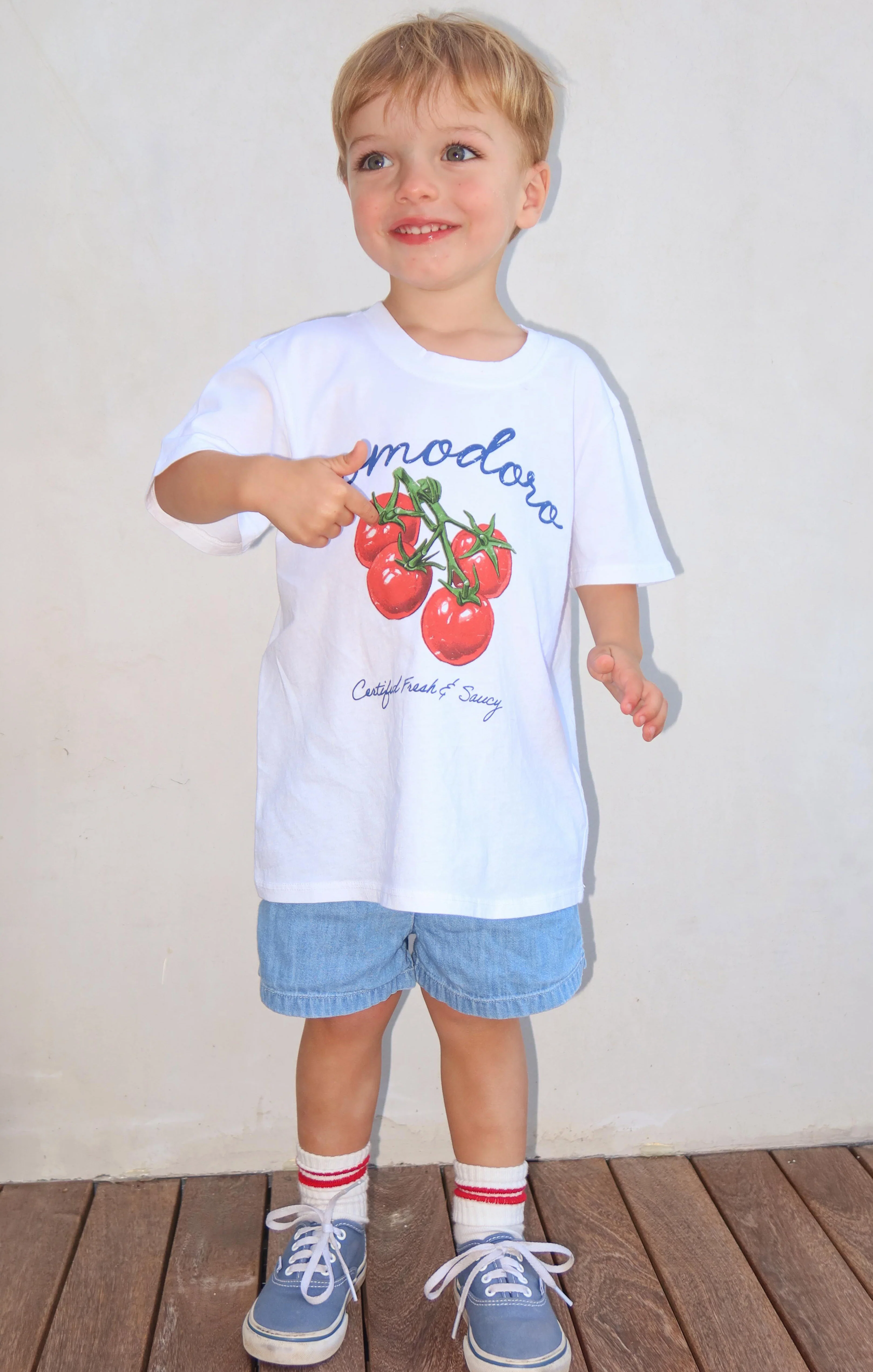Little Travis Tee ~ Pomodoro Graphic - Image 5