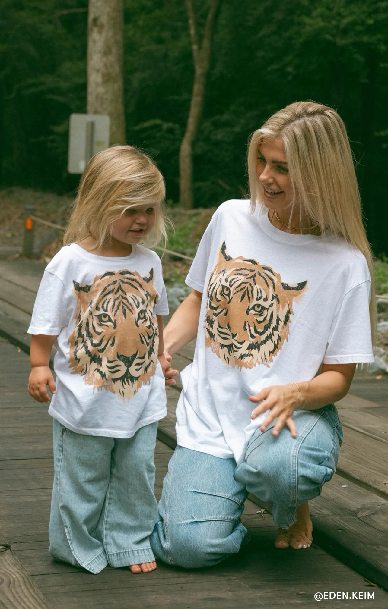 Little Travis Tee ~ Tiger Graphic - Image 2