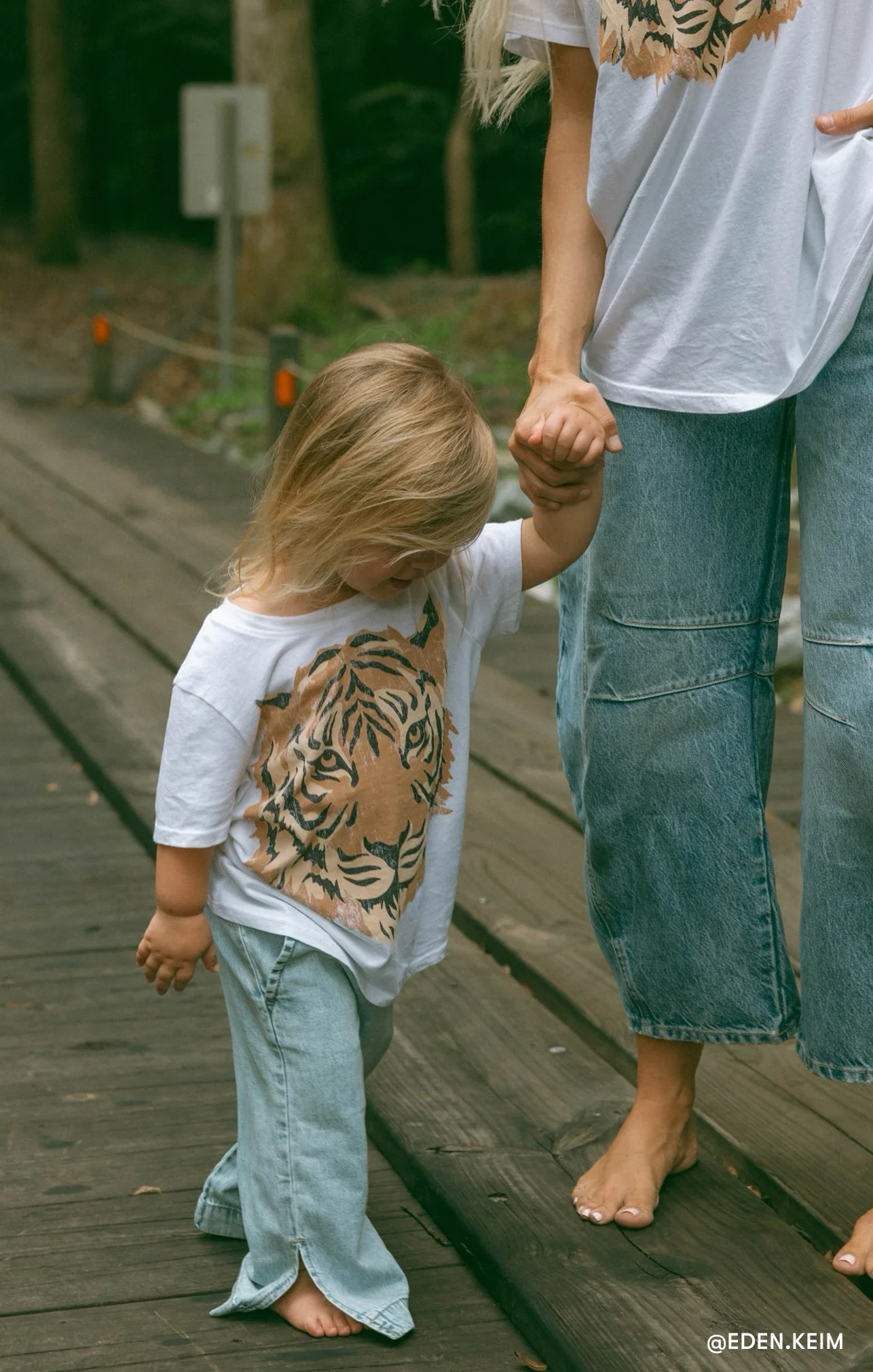 Little Travis Tee ~ Tiger Graphic - Image 3