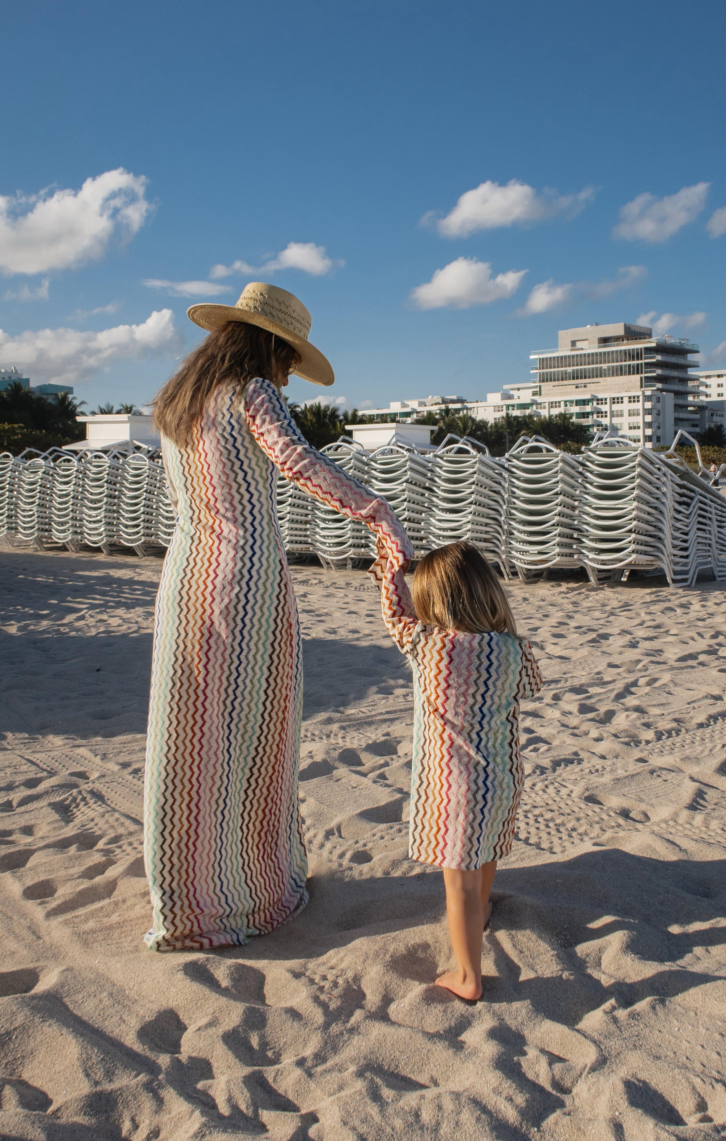 Little Vacay Coverup ~ Rainbow Zigzag Crochet - Image 3