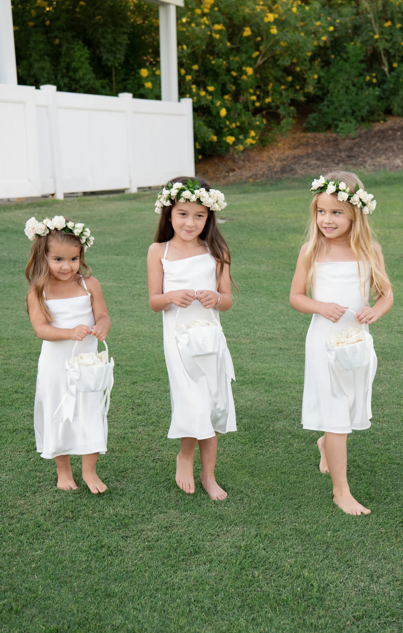 Little Verona Dress ~ Ivory Luxe Satin - Image 8