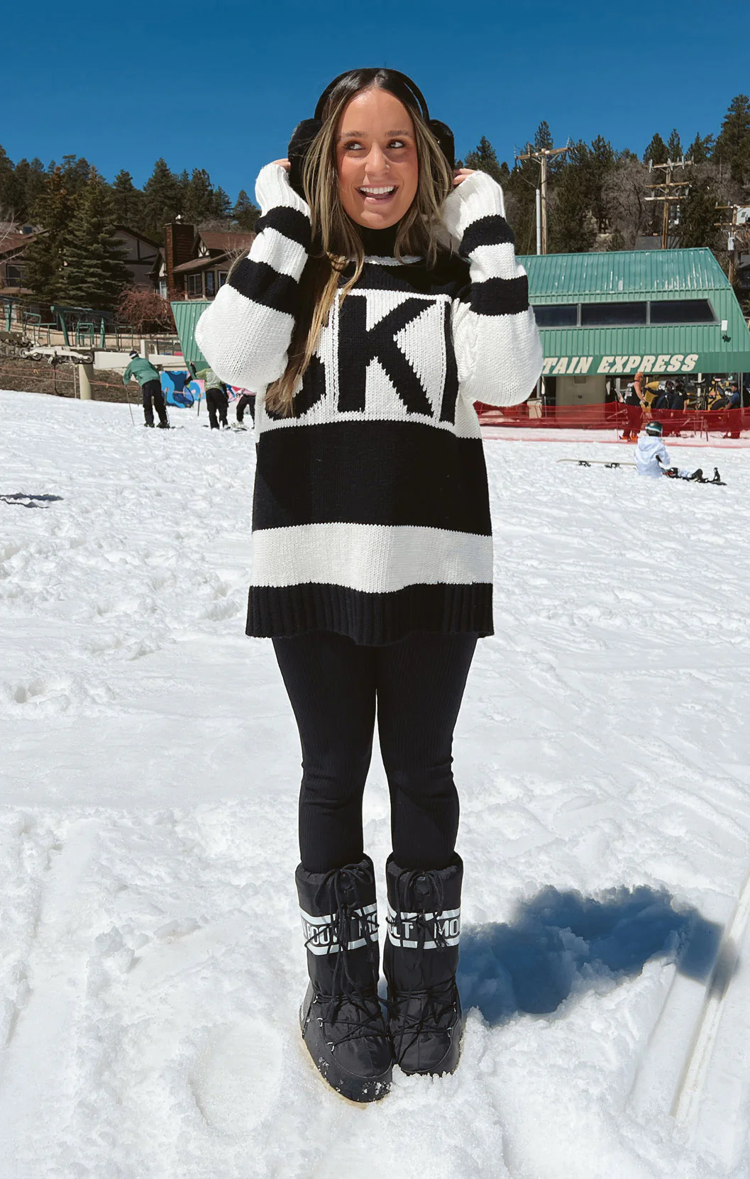 Lodge Onesie ~ Winter Rib Black - Image 3