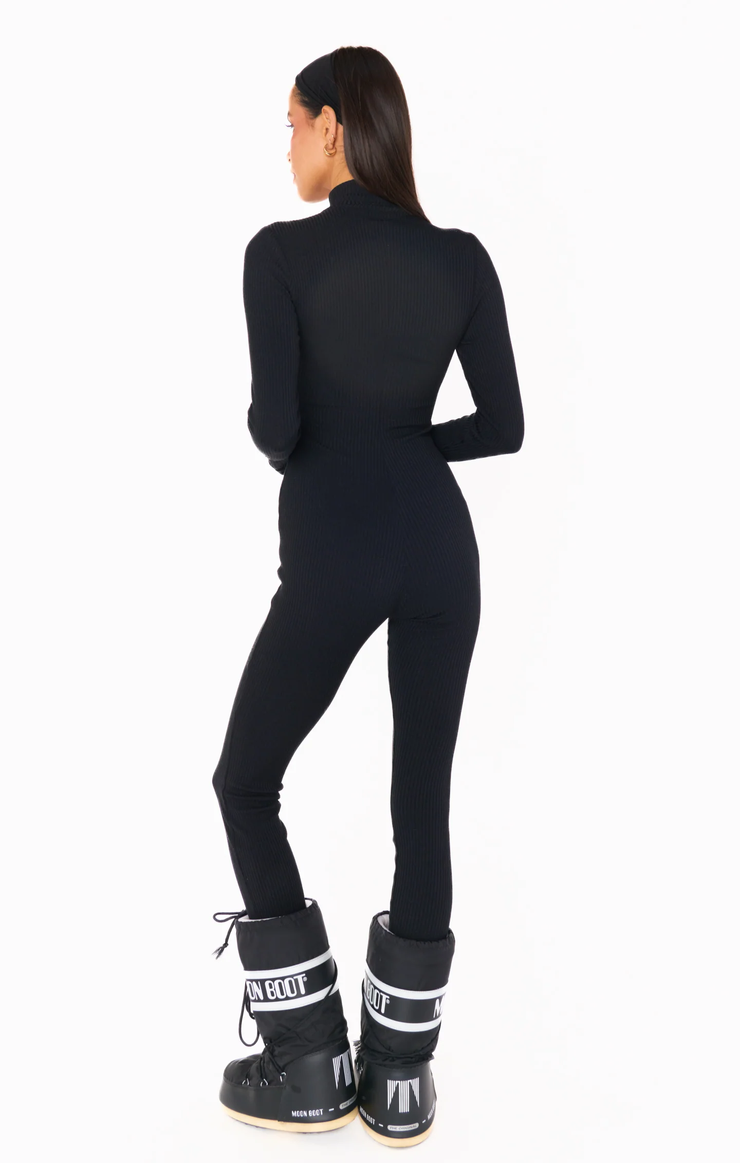 Lodge Onesie ~ Winter Rib Black - Image 5
