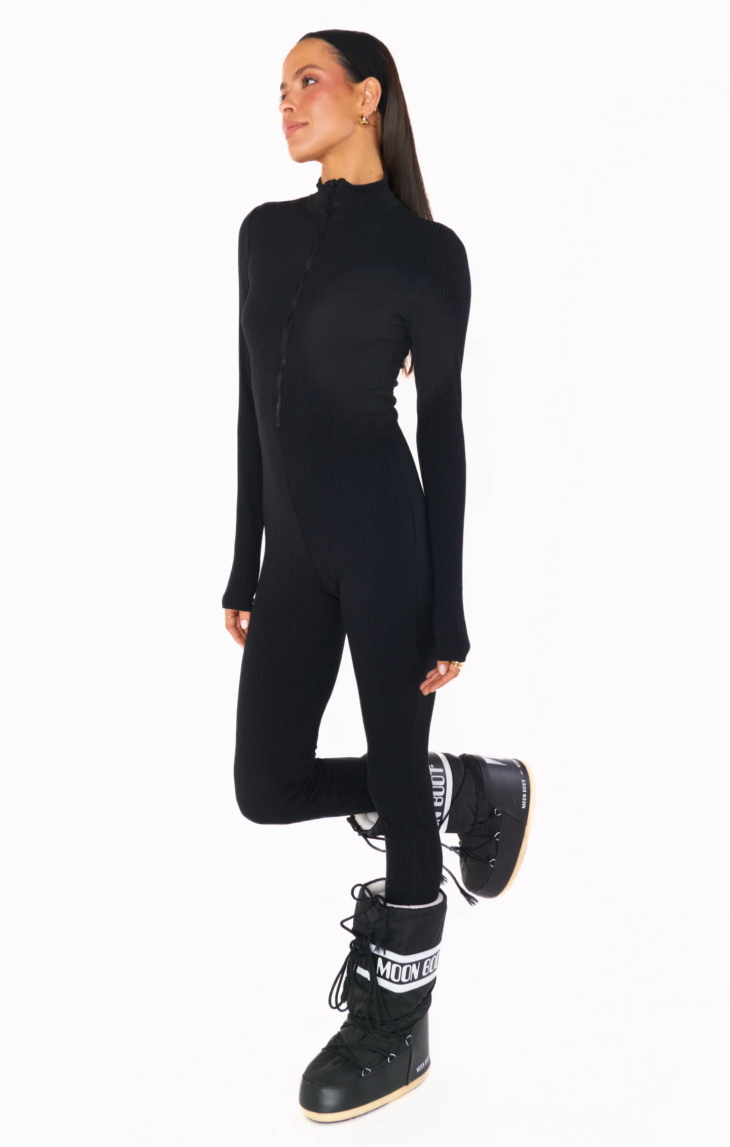 Lodge Onesie ~ Winter Rib Black - Image 6