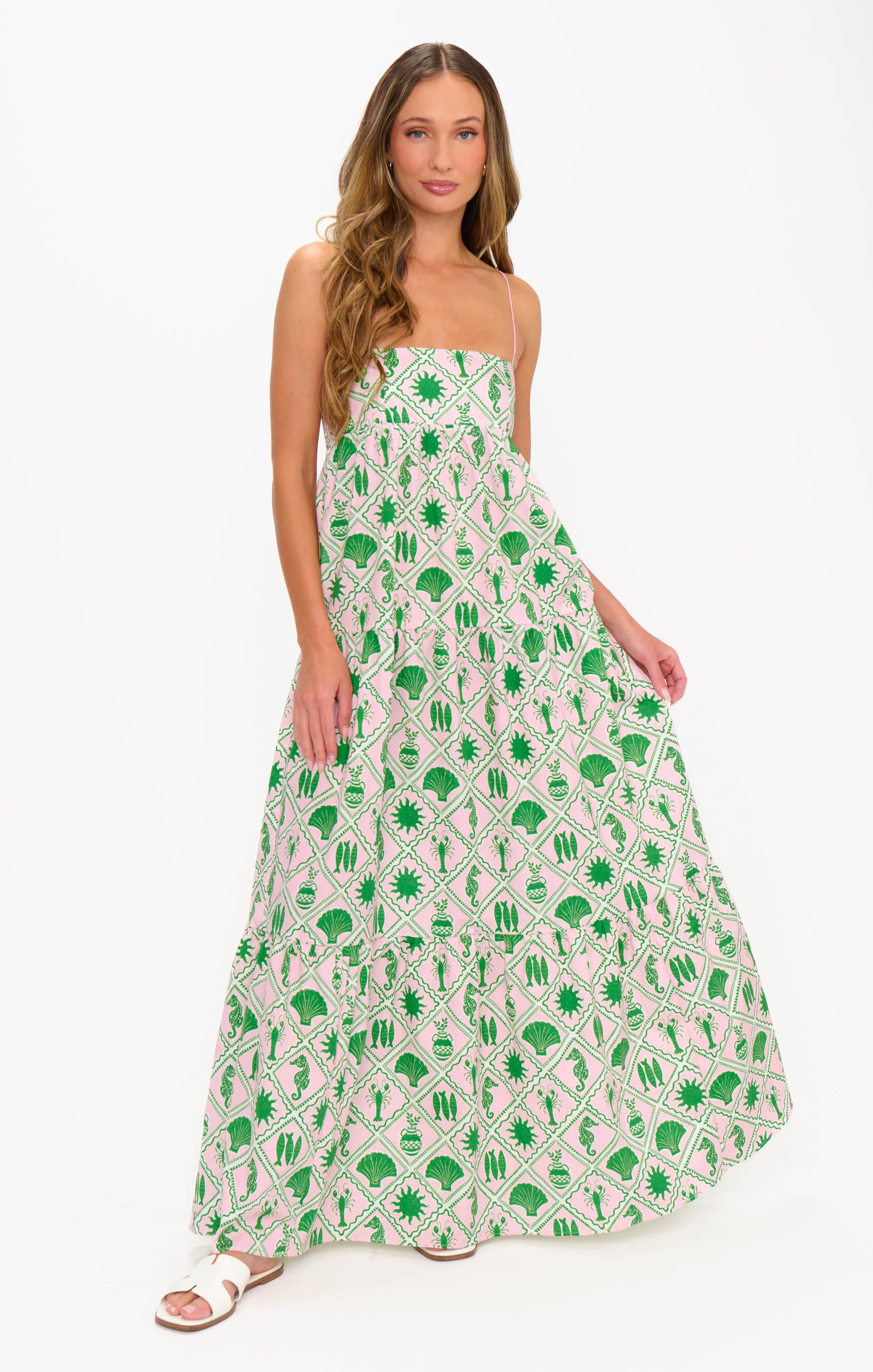 Long Weekend Maxi Dress ~ Coastal Collage - Image 3