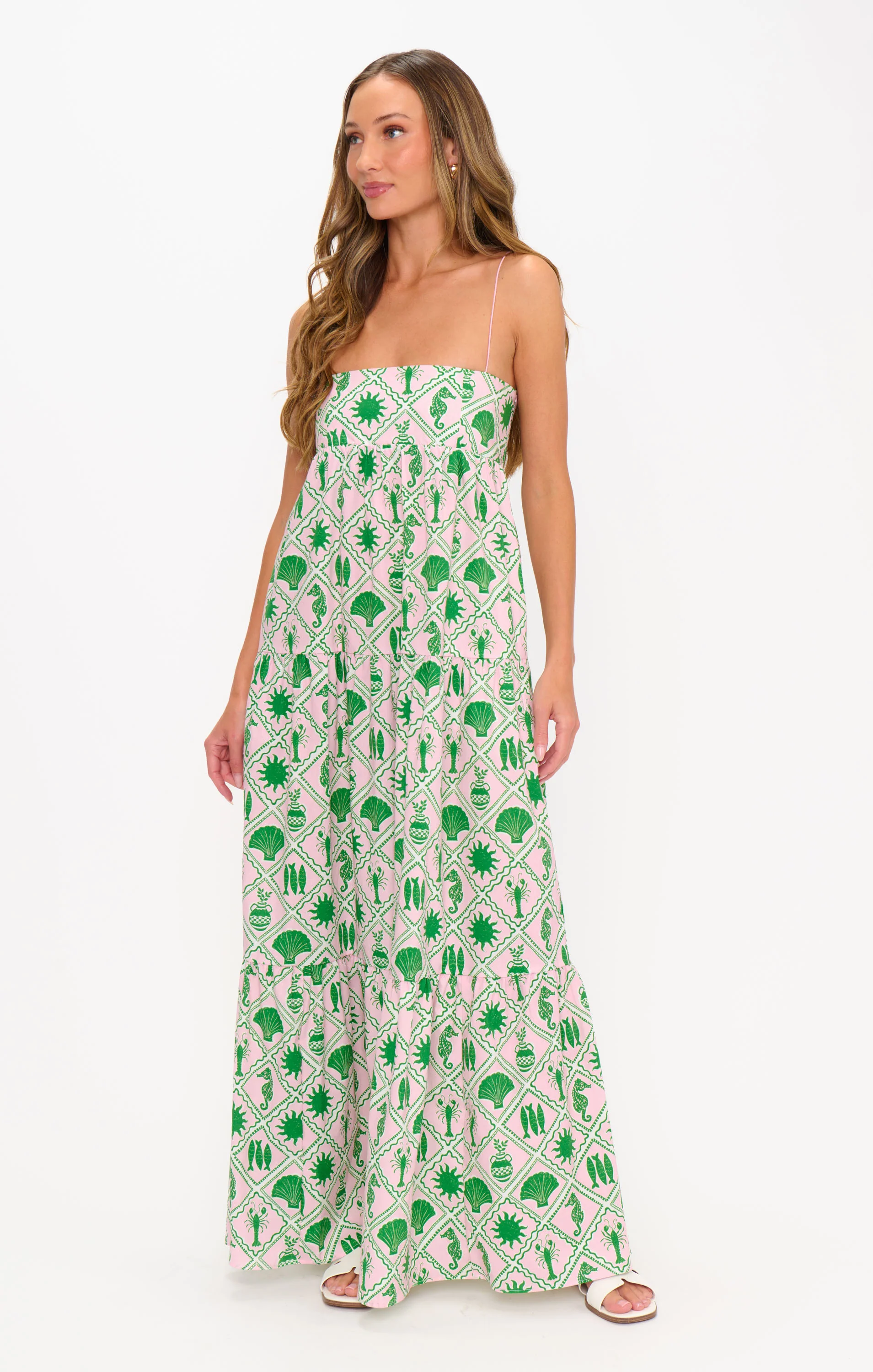 Long Weekend Maxi Dress ~ Coastal Collage - Image 4