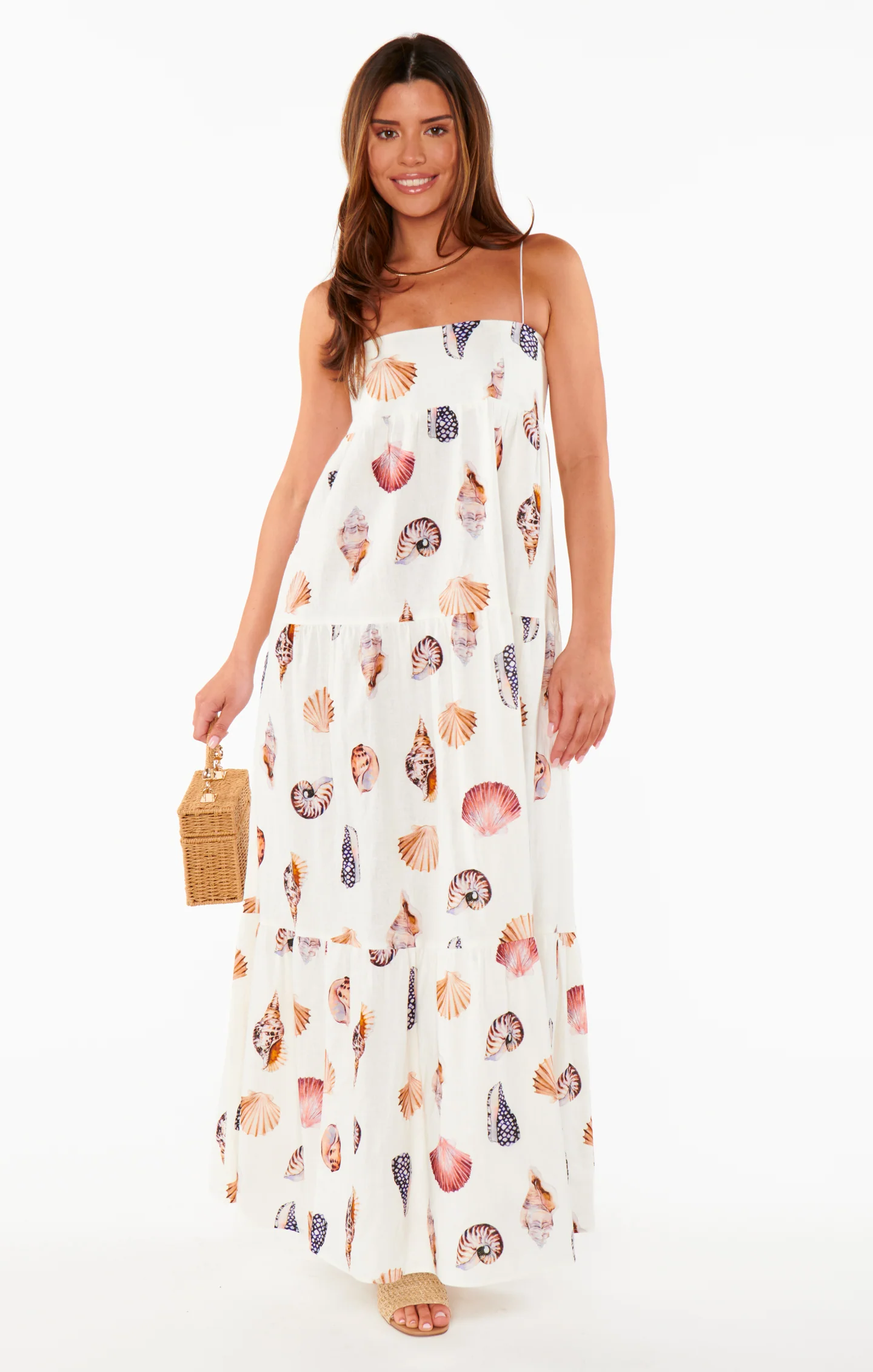 Long Weekend Maxi Dress ~ Shell Linen - Image 10