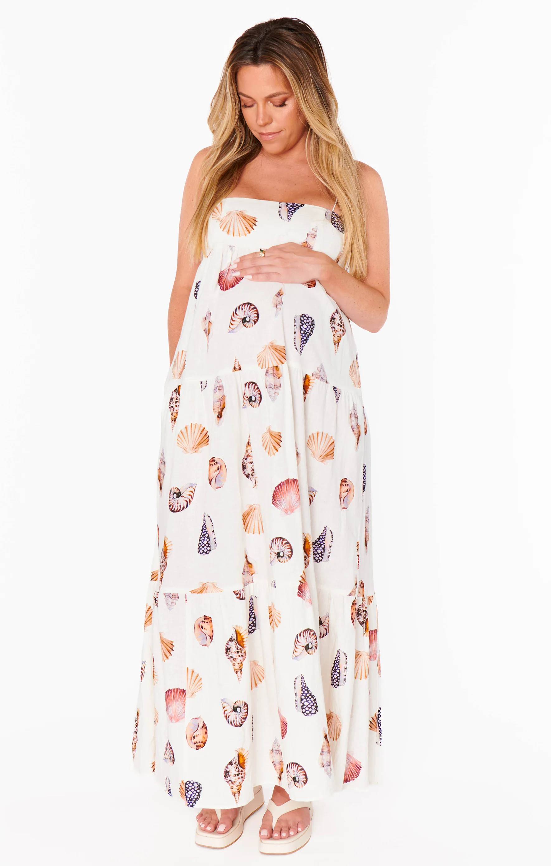 Long Weekend Maxi Dress ~ Shell Linen - Image 12