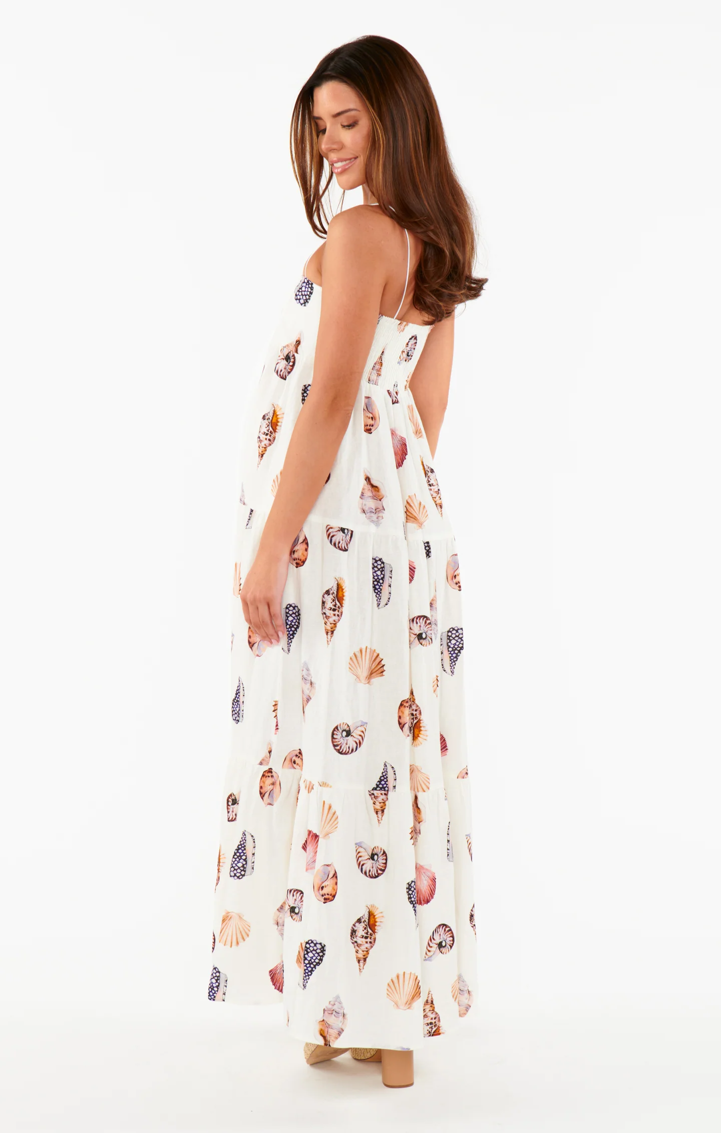 Long Weekend Maxi Dress ~ Shell Linen - Image 6