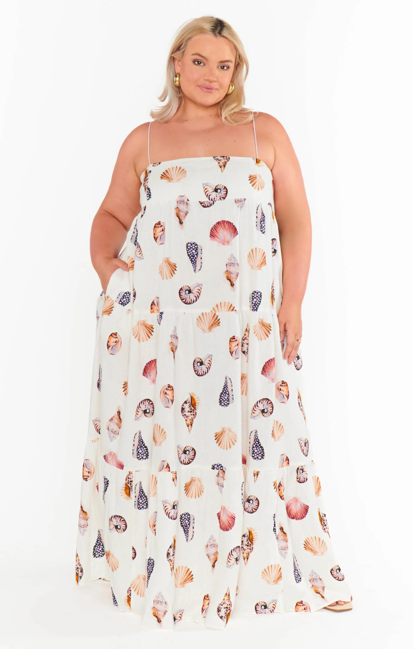 Long Weekend Maxi Dress ~ Shell Linen - Image 8