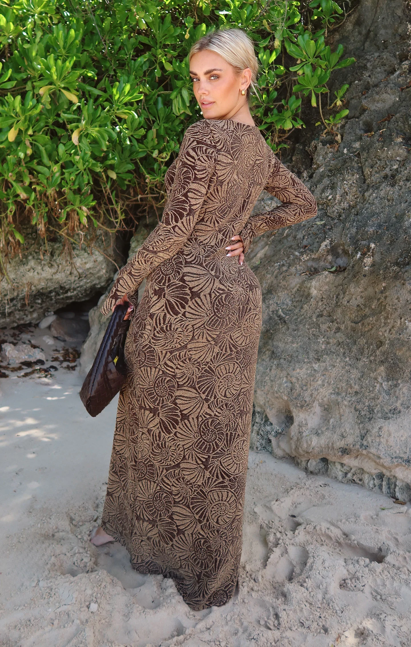Lopez Dress ~ Shell Sparkle Stretch - Image 2