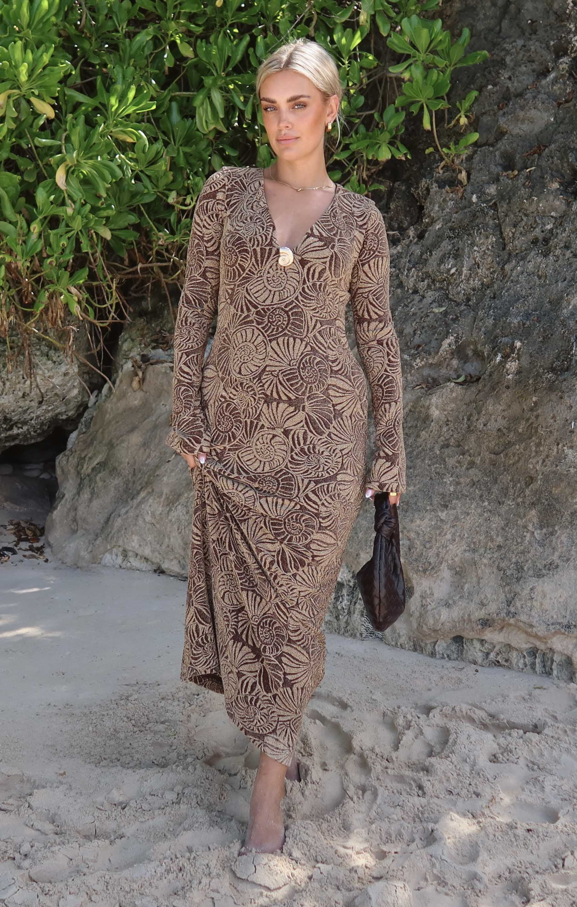 Lopez Dress ~ Shell Sparkle Stretch - Image 8