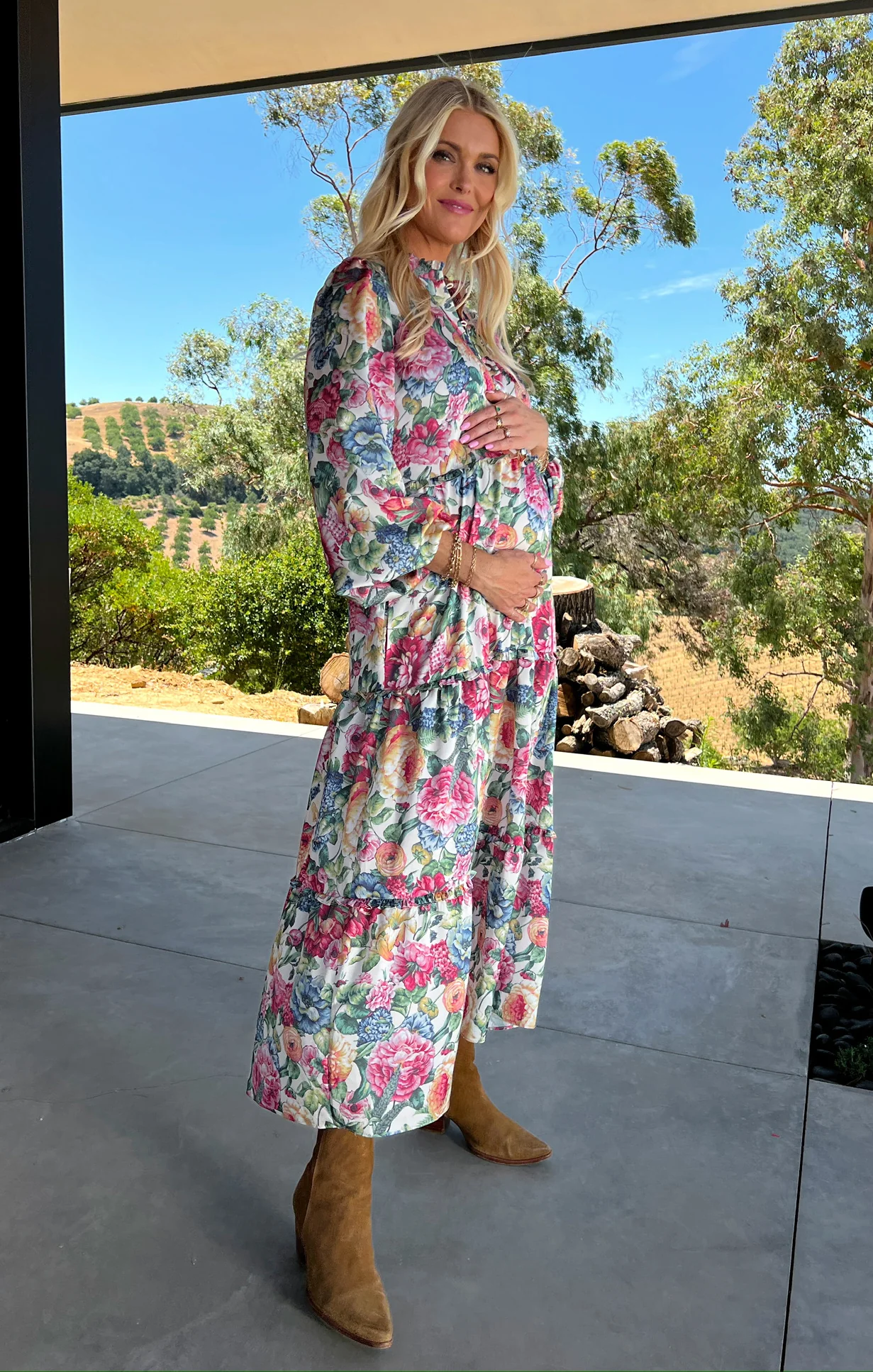 Loretta Maxi Dress ~ Dusty Meadows - Image 5