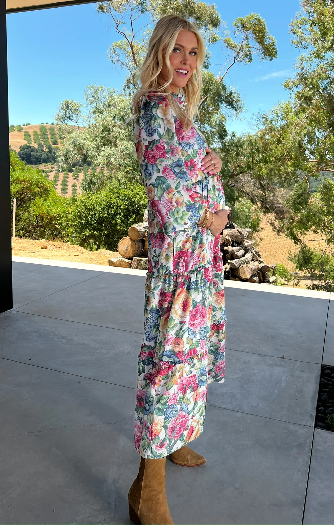Loretta Maxi Dress ~ Dusty Meadows - Image 7