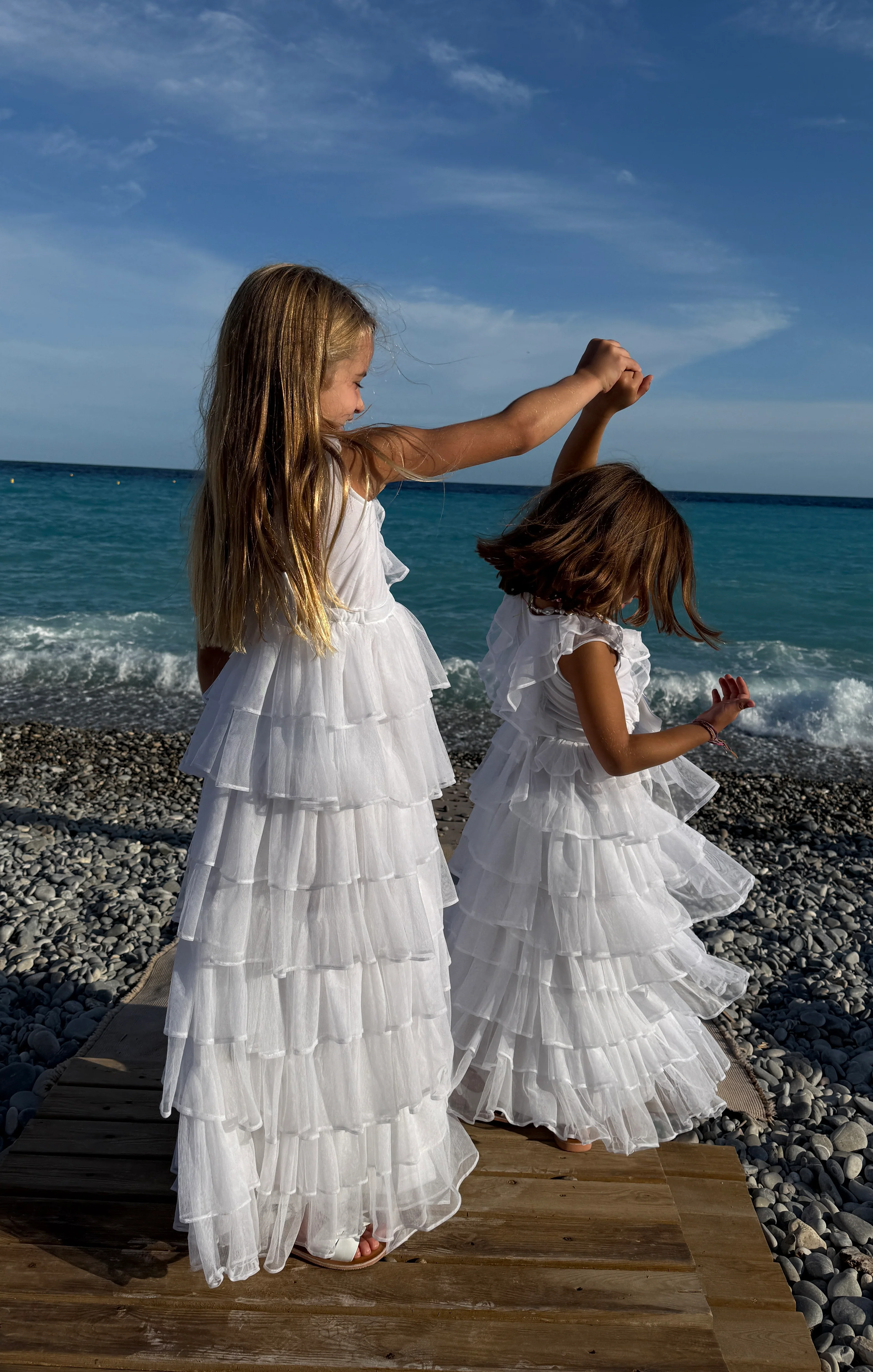 Lovebug Dress ~ White Tulle - Image 2