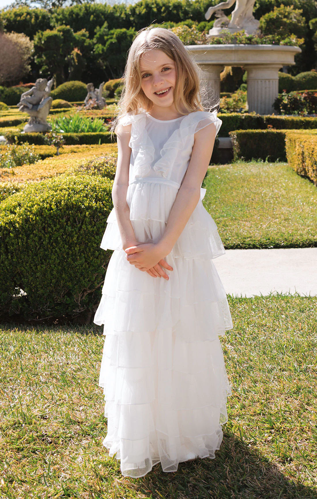 Lovebug Dress ~ White Tulle - Image 3
