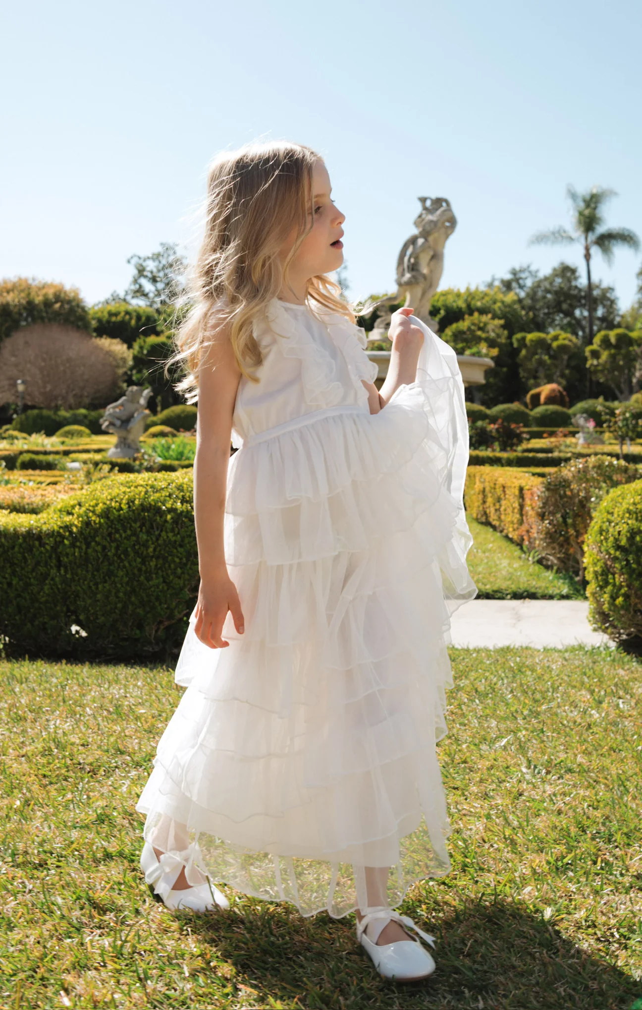 Lovebug Dress ~ White Tulle - Image 6