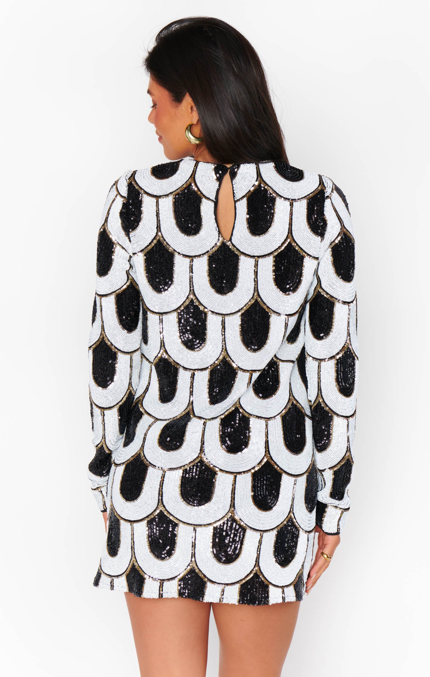 Maddison Mini Dress ~ Art Deco Sequins - Image 6